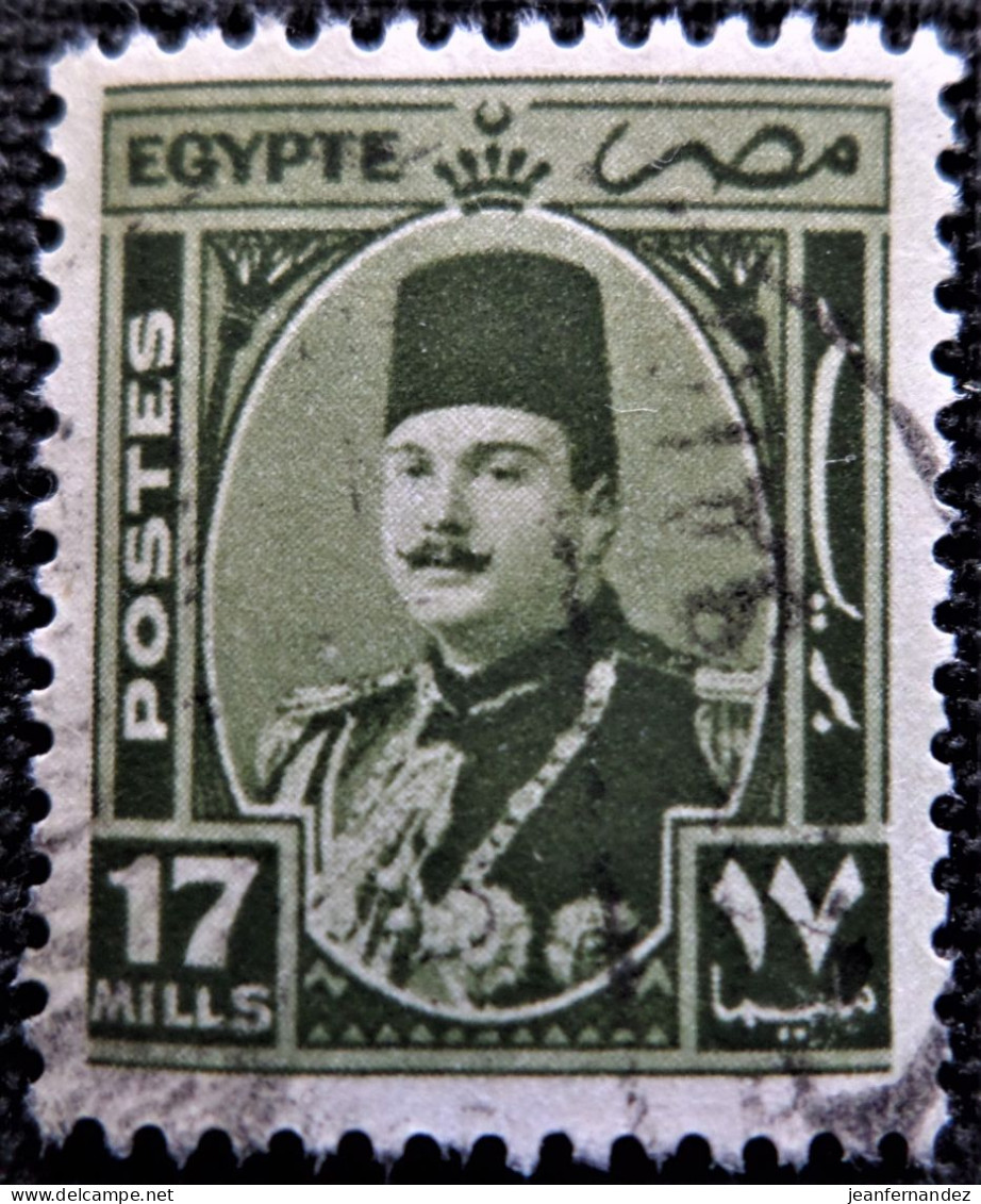 Egypte 1944 -1946 King Farouk   Stampworld N°  282 - Usati