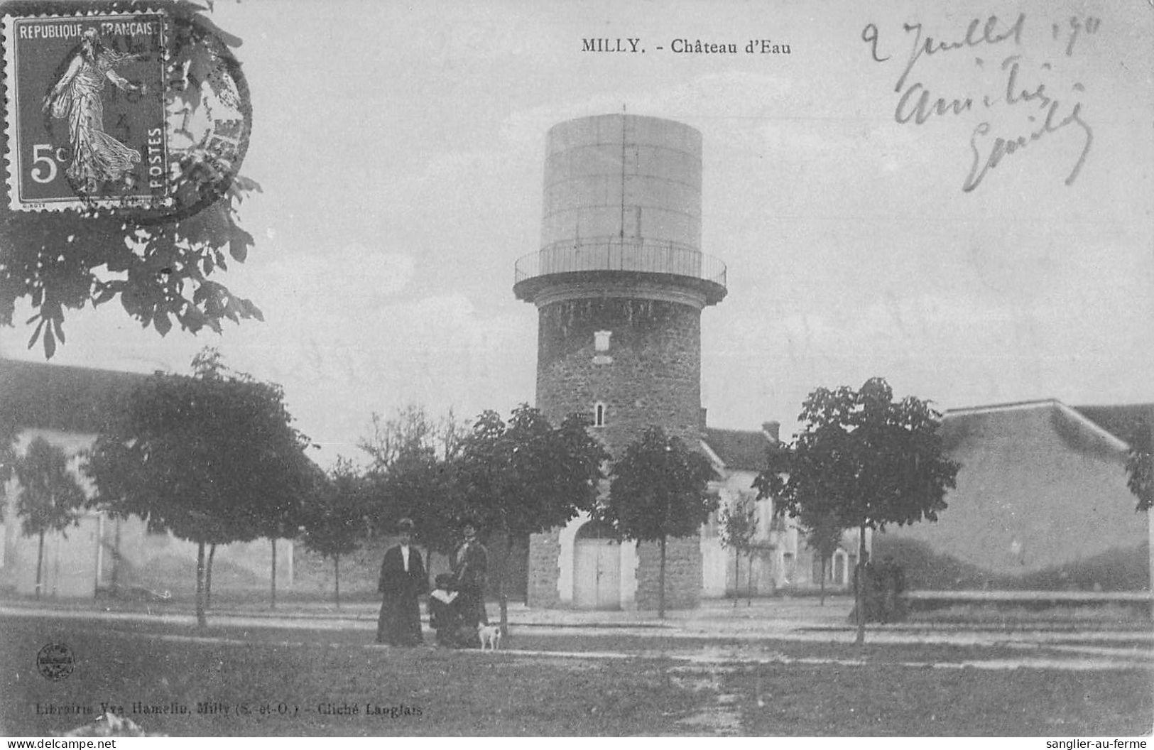 CPA 91 MILLY / CHATEAU D'EAU - Milly La Foret