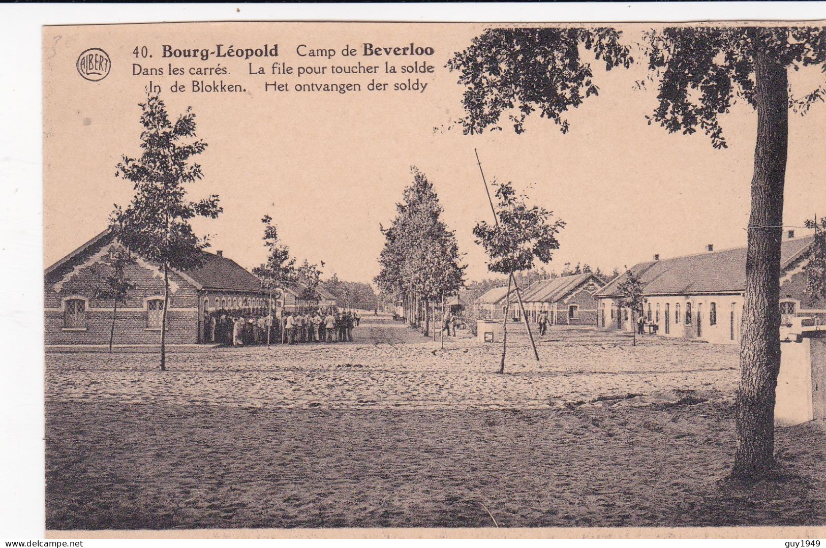 HET ONTVANGEN VAN DE SOLDIJ - Leopoldsburg (Camp De Beverloo)