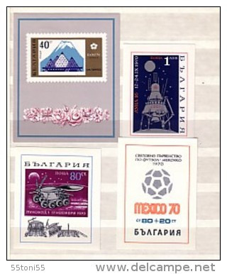 1970-1979 Comp.-MNH (Yvert.Nr- 1748- 2529 +P.A.118-135 + BF-28/91+40A,40B,46A,74A,75A.) Bulgaria / Bulgarie - Komplette Jahrgänge