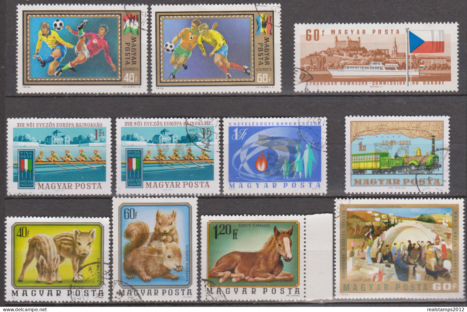 HUNGRIA - 1967/70/71/72/73/74/76/86 - Lote De 21 Selos   * MH Com Goma Original E Marca De Charneira - Verzamelingen