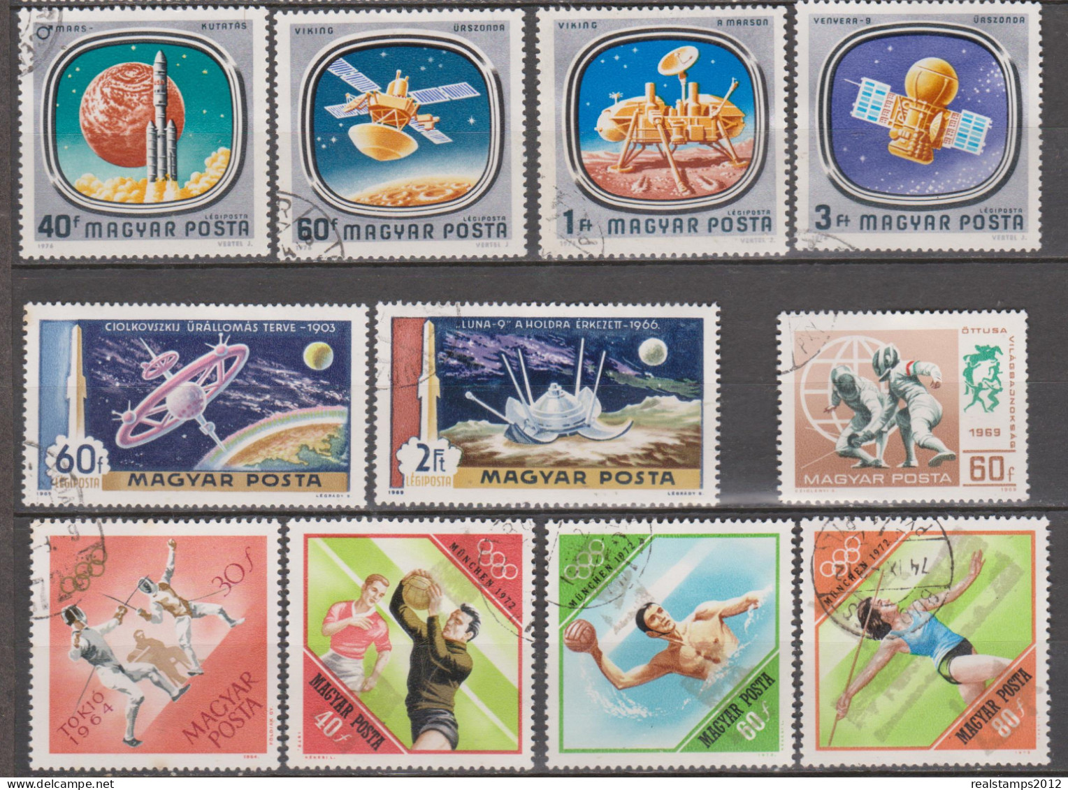 HUNGRIA - 1959/64/66/69/72/75/76 - Lote De 23 Selos   * MH Com Goma Original E Marca De Charneira - Verzamelingen