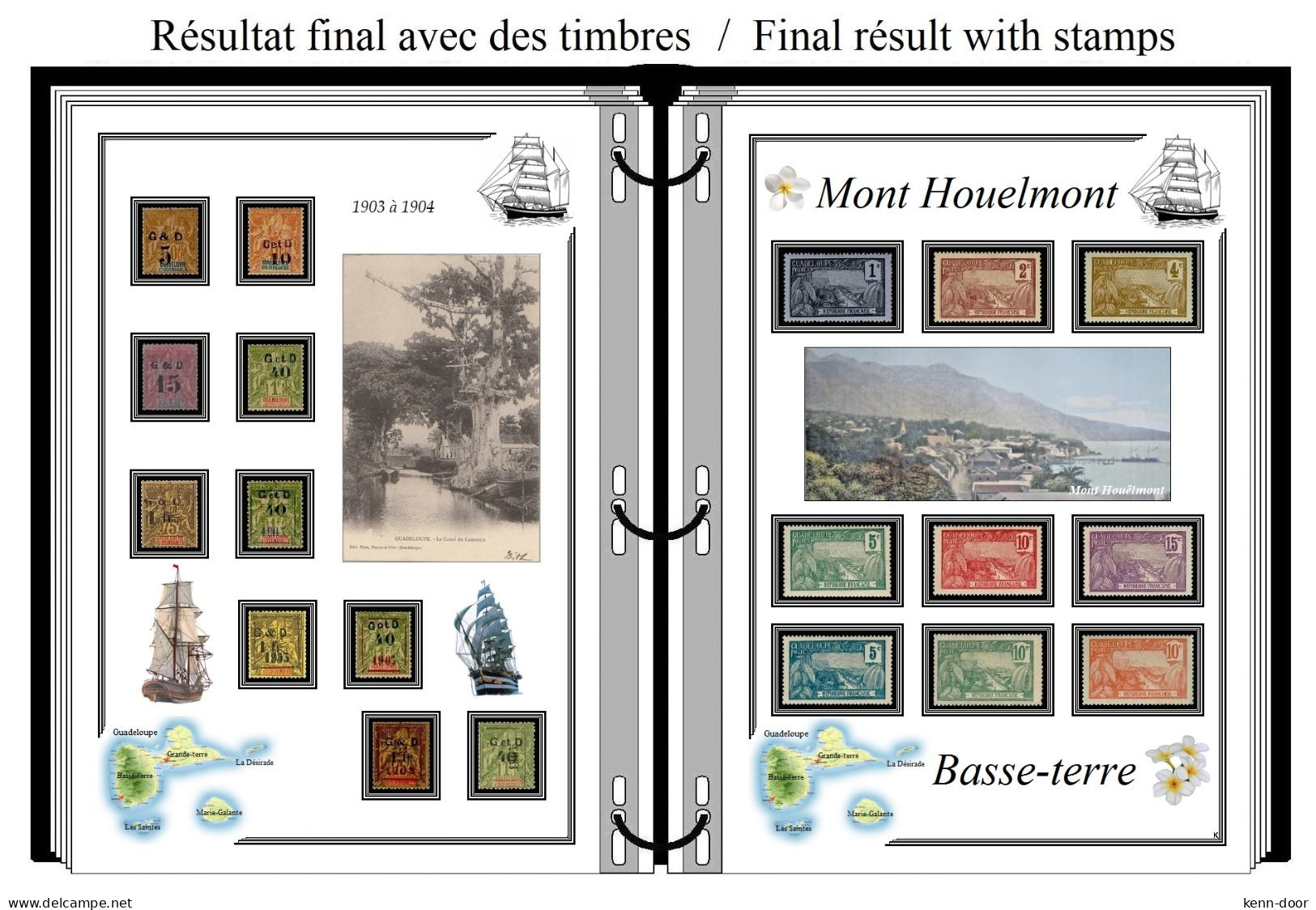 GUADELOUPE  Albums De Timbres à Imprimer   EDITION 2023 - Autres & Non Classés