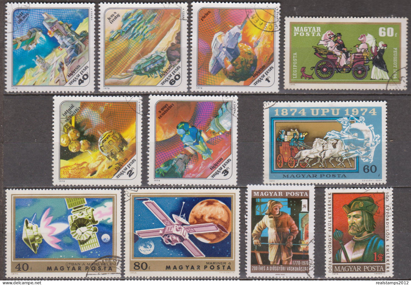 HUNGRIA - 1961/64/68/70/72/74/75/77/78/87 - Lote De 24 Selos   * MH Com Goma Original E Marca De Charneira - Collezioni