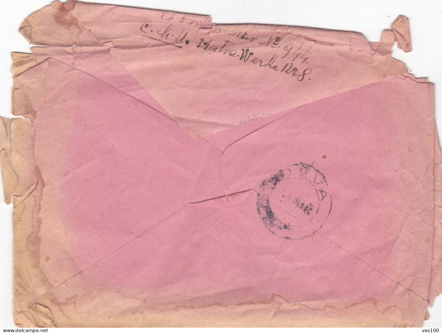 Romania, 1943, WWII Military Censored CENSOR ,COVERS  POSTMARK OPM #545 - 2. Weltkrieg (Briefe)