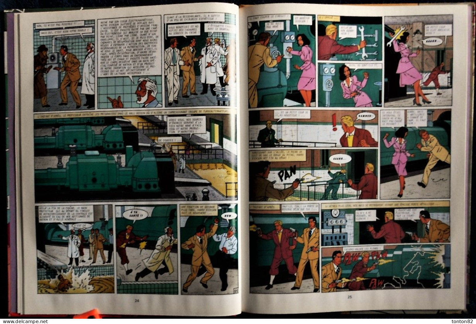 Vanderhaeghe / Zanon - Harry Dickson - N° 5 - L'étrange lueur verte - Dargaud - ( E.O. 1997 ) .