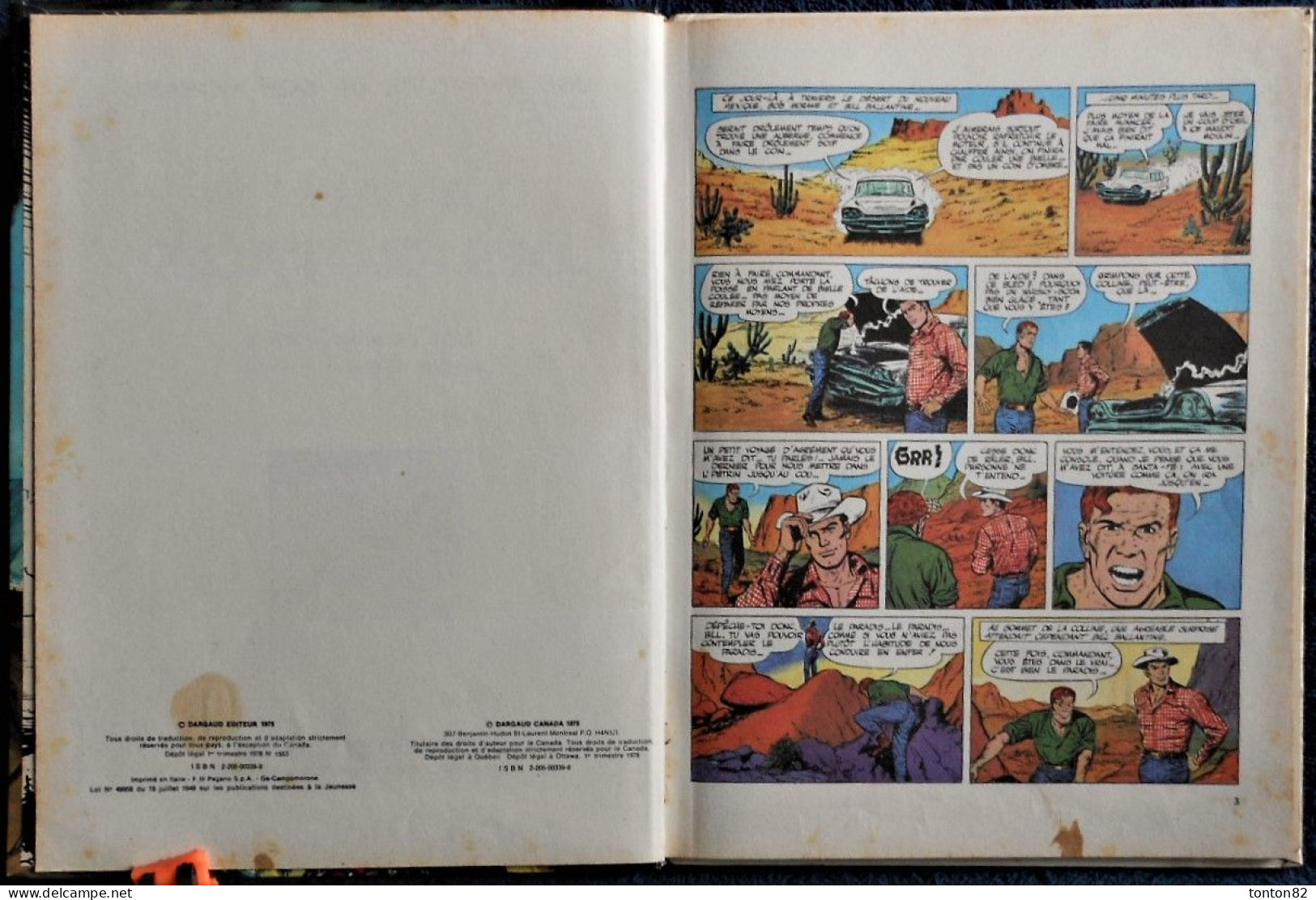 Vernes / Forton - BOB MORANE - La Vallée Des Crotales - Dargaud - ( 1975 ) . - Bob Morane