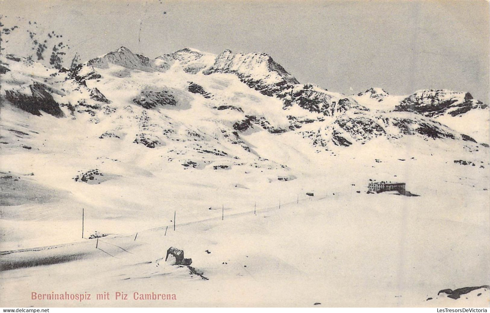 SUISSE - Berninahospiz Mit Piz Cambrena - Carte Postale Ancienne - Bern