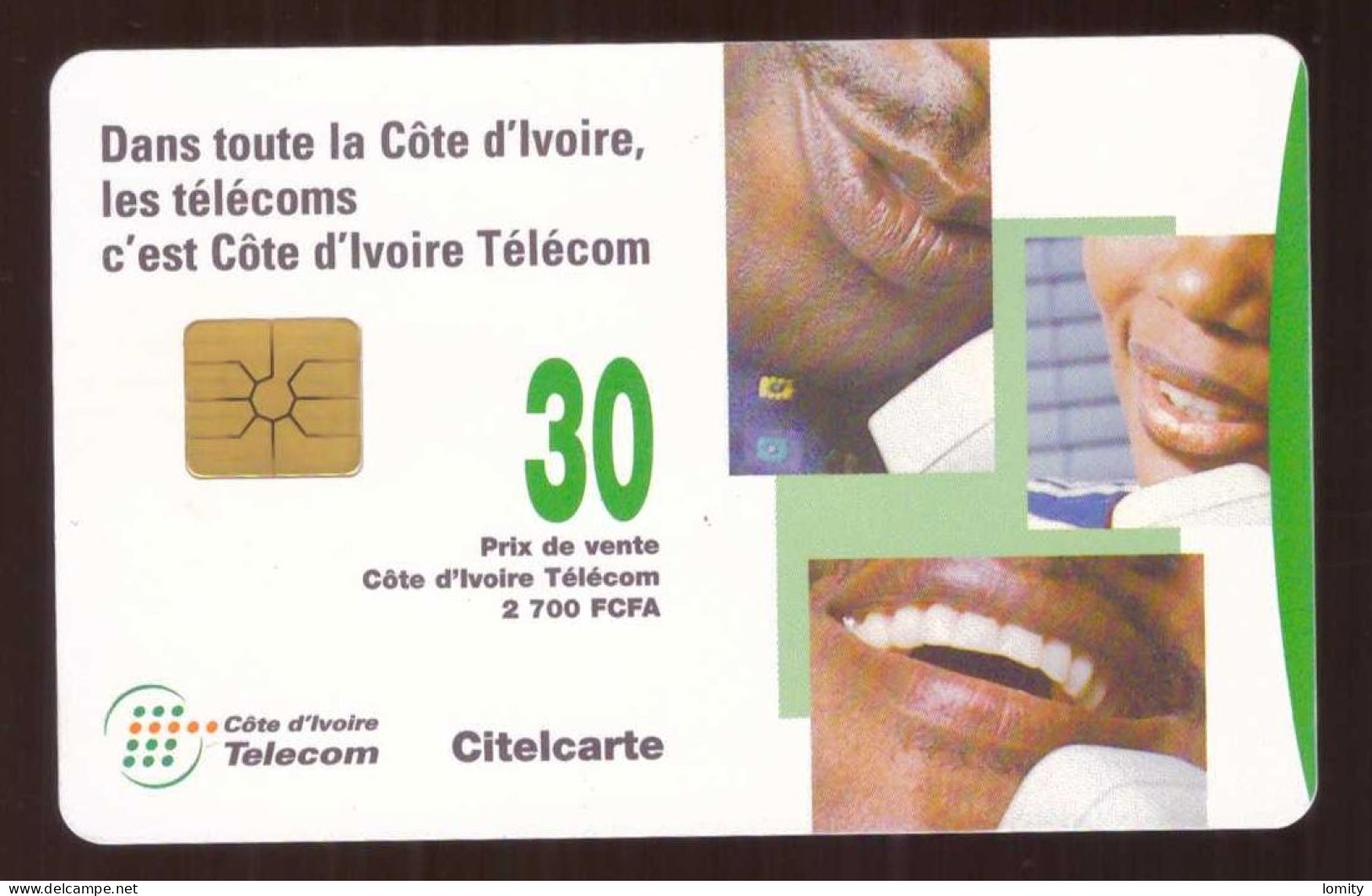 Télécarte Phonecard Cote D' Ivoire Telecom Citel Citelcarte - Costa D'Avorio