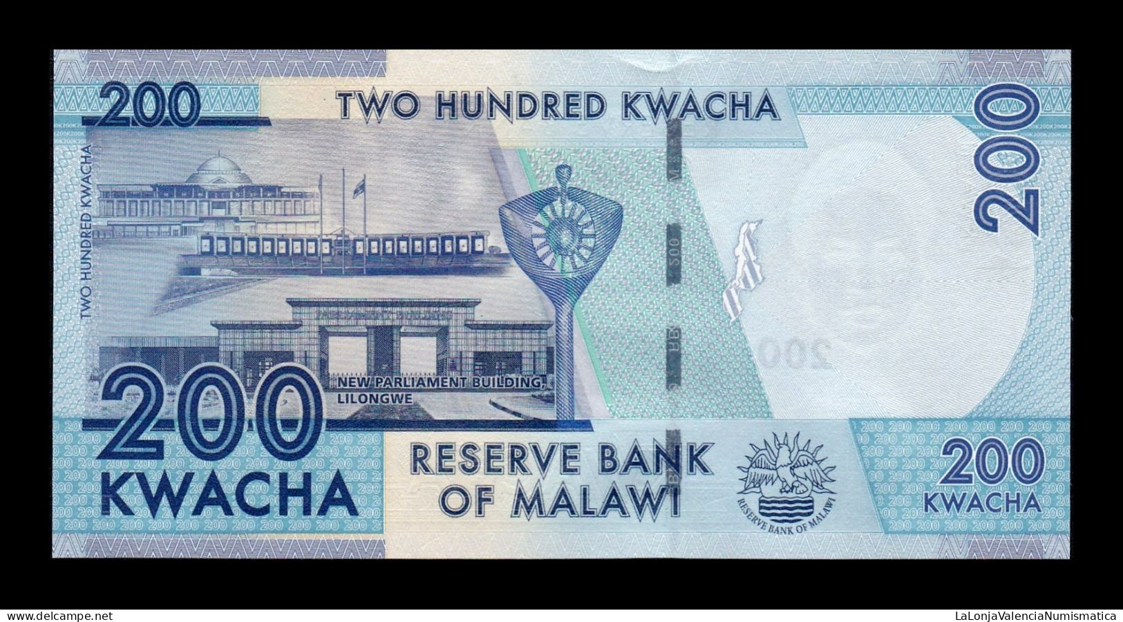 Malawi 200 Kwacha 2012 Pick 60a Sc Unc - Malawi