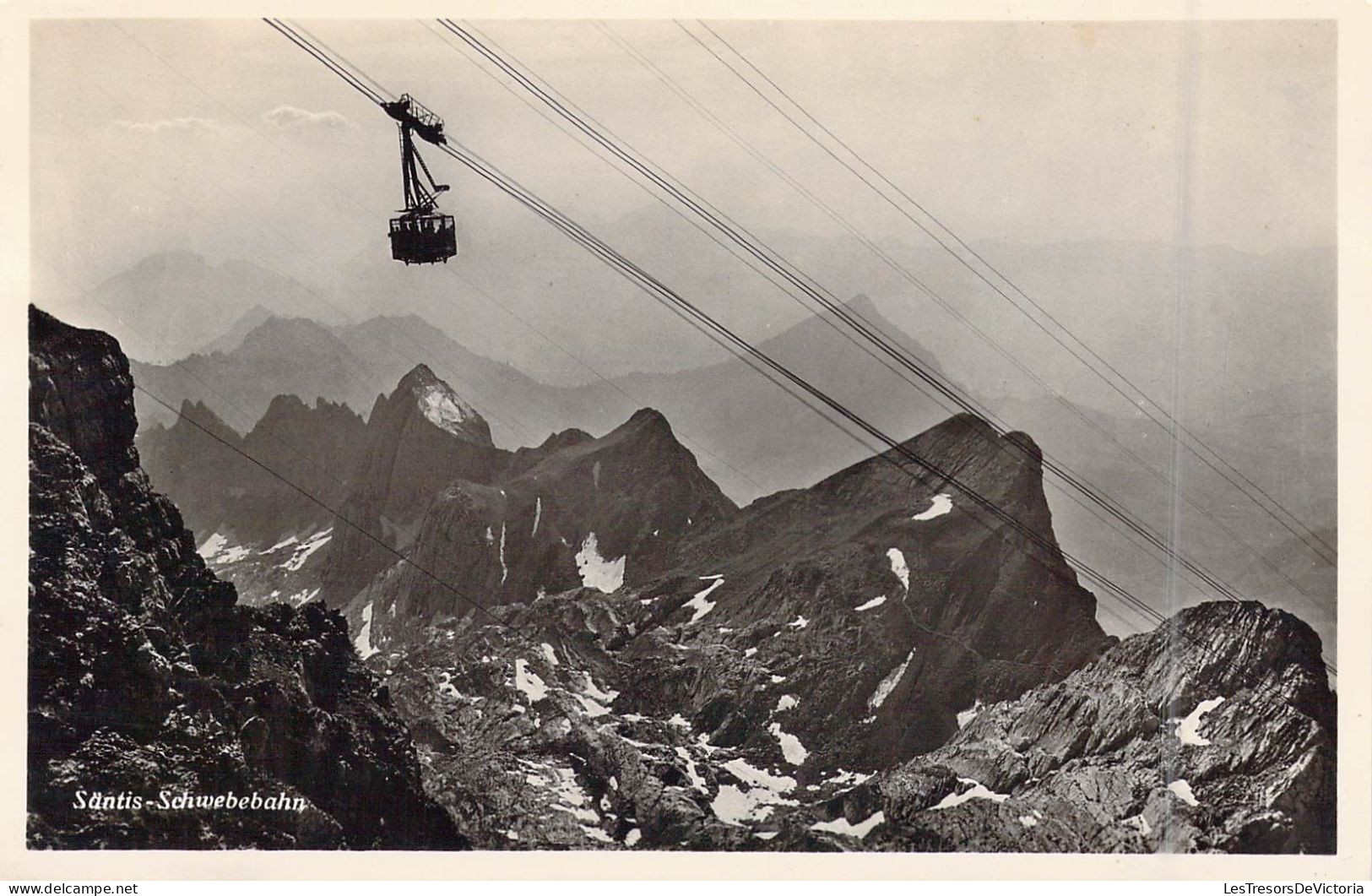 SUISSE - Santis - Schwebebahn - Montagne - Télésiège - Carte Postale Ancienne - Mon