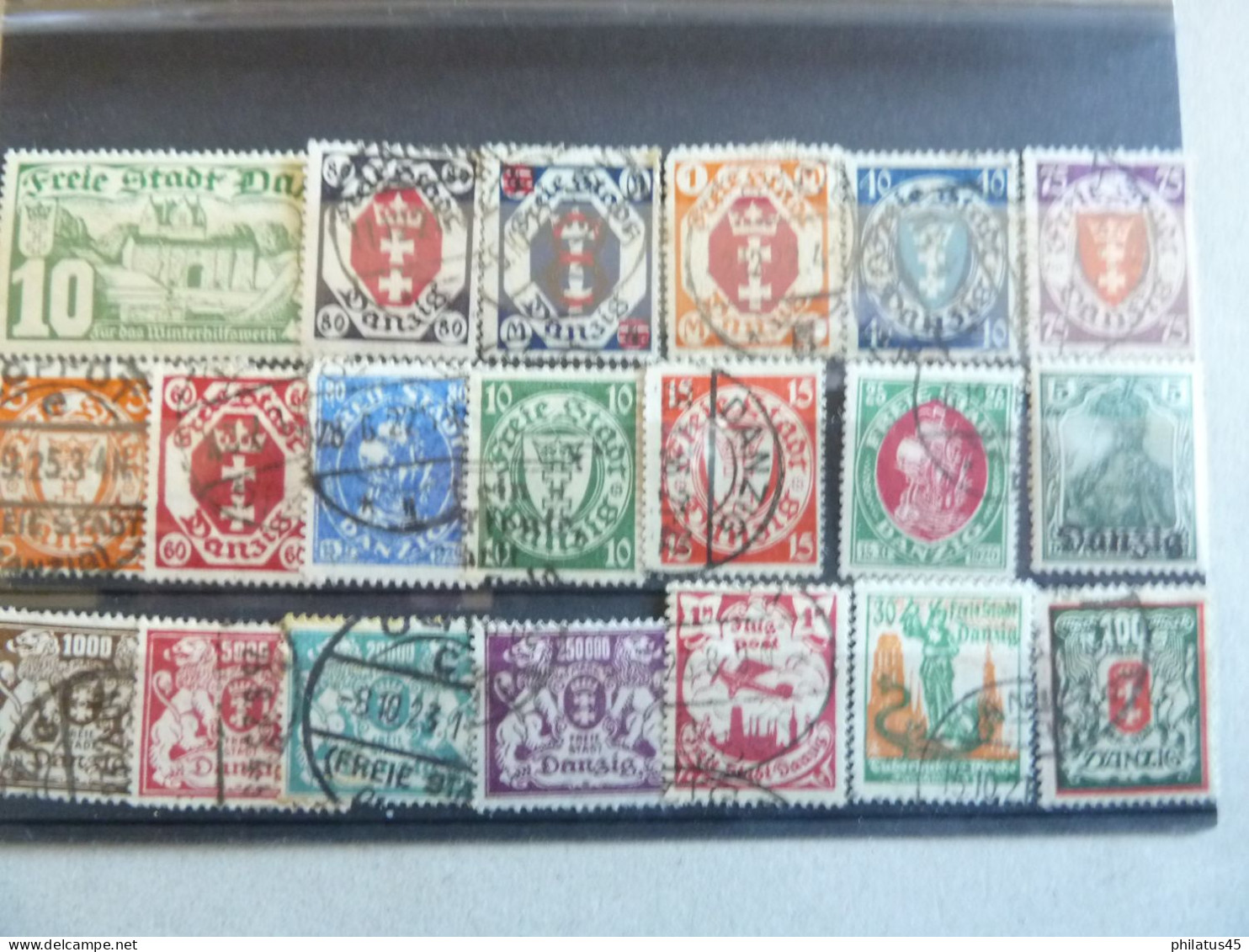 ALLEMAGNE/ANCIENS ETATS/DANTZIG  LOT DE TIMBRES OBLITERES ET NEUFS TOUS DIFFERENTS - Other & Unclassified