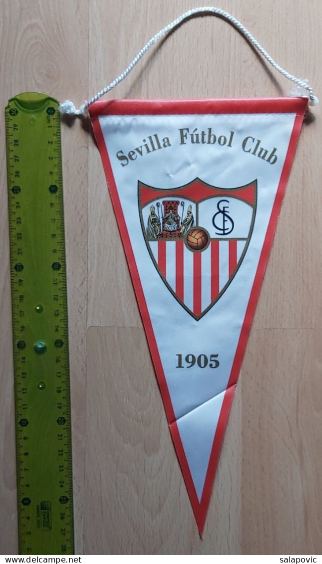 Sevilla FC Spain Football Soccer Club Fussball Calcio Futbol Futebol PENNANT, SPORTS FLAG ZS 3/1 - Apparel, Souvenirs & Other