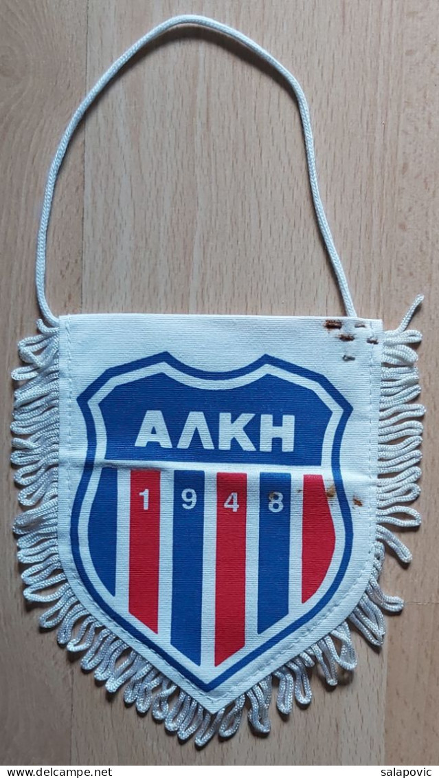 Alki Larnaca FC Greece Football Soccer Club Fussball Calcio Futbol Futebol PENNANT, SPORTS FLAG ZS 3/1 - Bekleidung, Souvenirs Und Sonstige