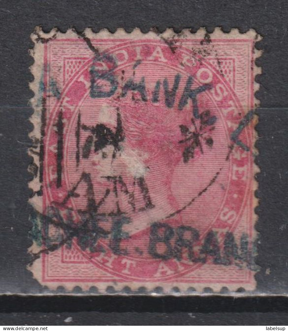 Timbre Oblitéré DInde De 1868 N°25 - 1858-79 Compañia Británica Y Gobierno De La Reina