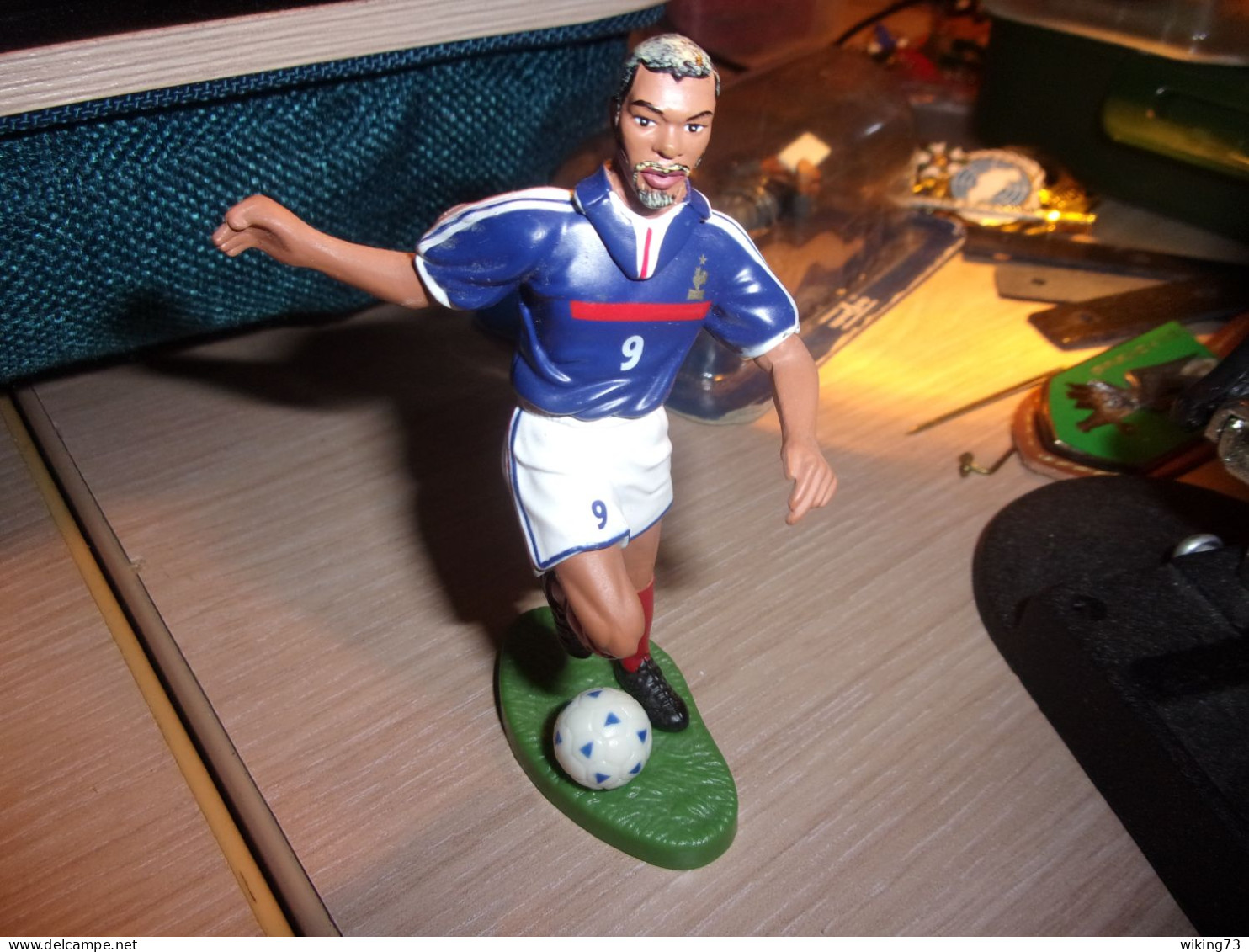 Figurine " CISSE " - Starlux - Equipe De France 1998 - Coupe Du Monde - Football - Collection - Starlux