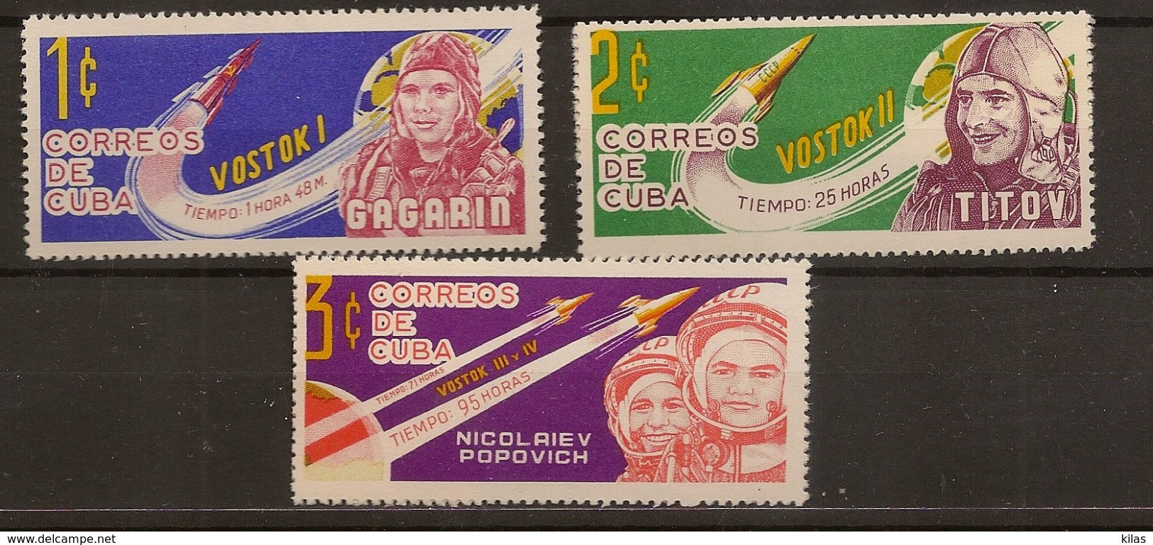 CUBA 1963 Cosmonauts MNH - North  America