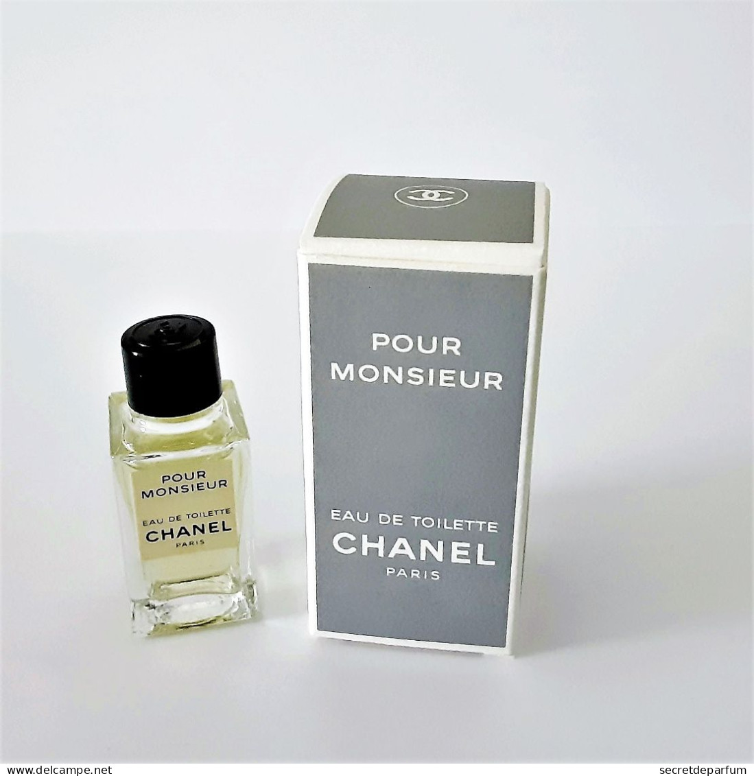 Miniatures De Parfum    Pour MONSIEUR  De CHANEL   EDT   + Boite - Miniaturen Herrendüfte (mit Verpackung)