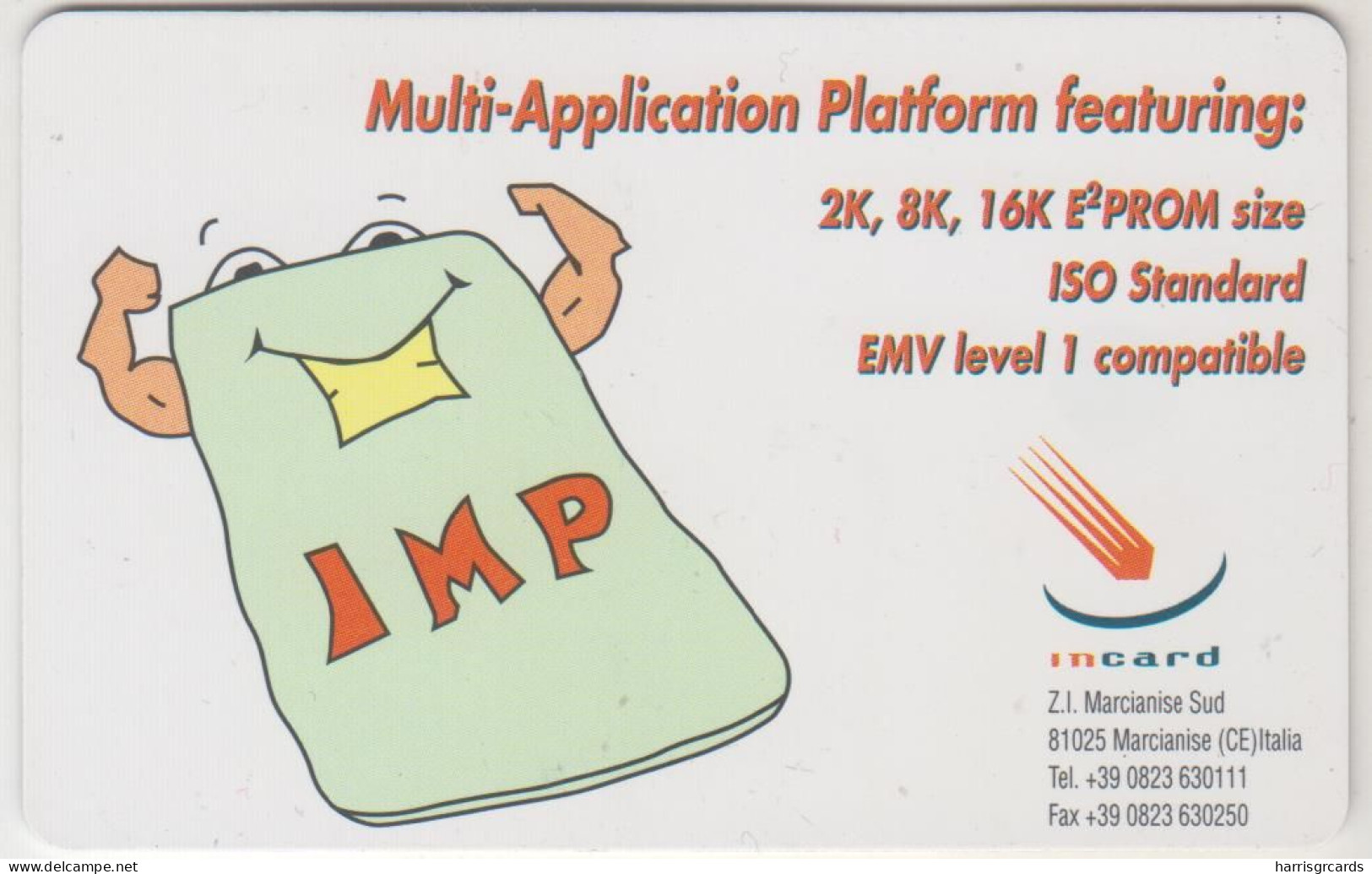 ITALY - Imp ,Incard / IPM DEMO, Tirage 1.000 - Speciaal Gebruik