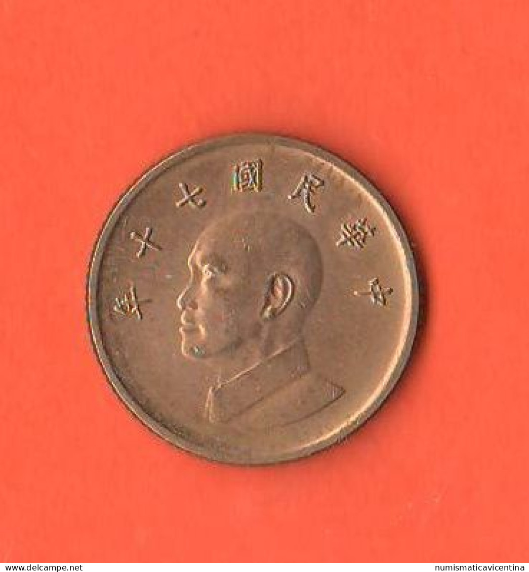 Taiwan Cina 1 One Dollar Chiang Kai - Schek Date Not Classified Bronze Coin - Taiwan