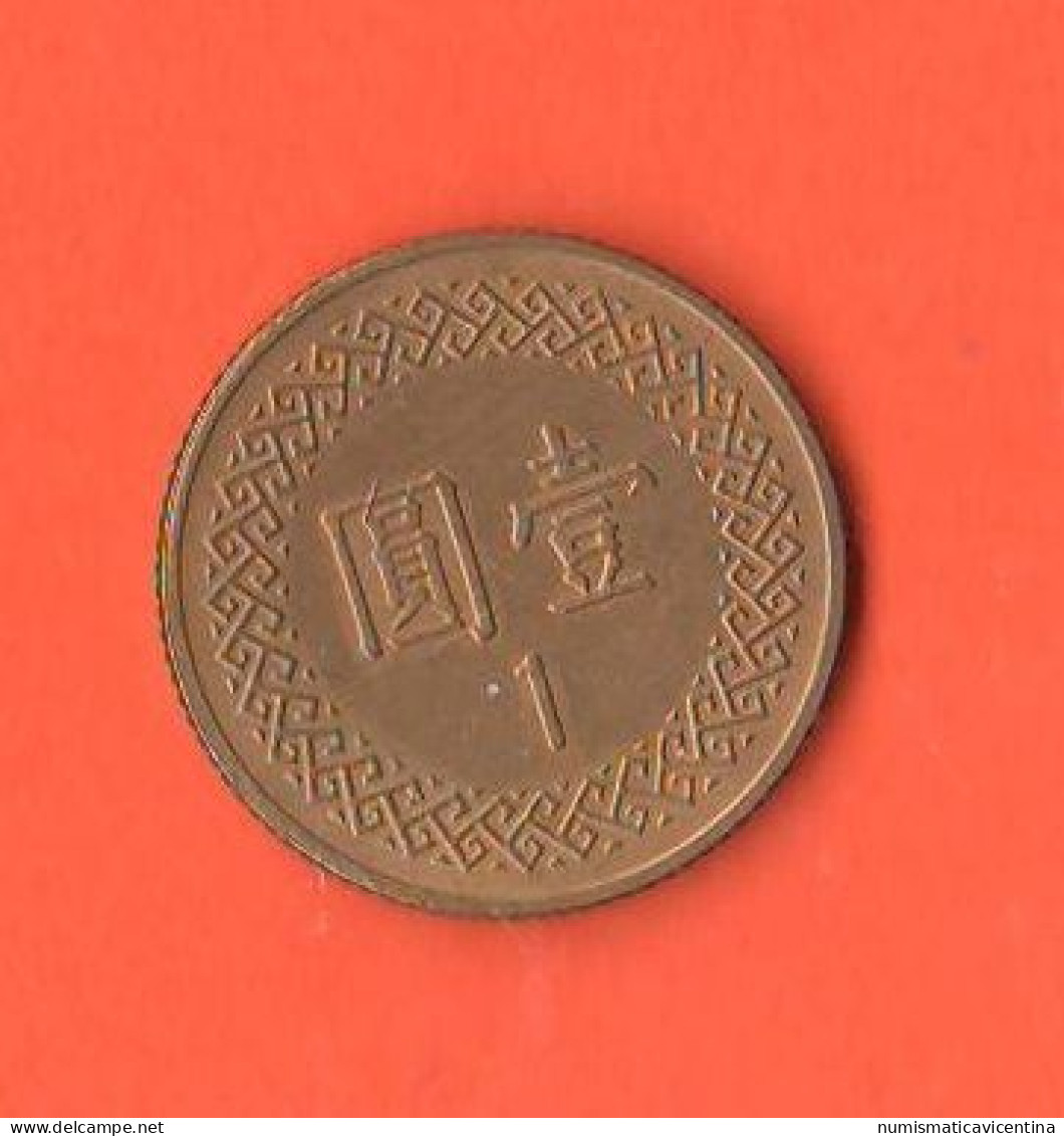 Taiwan Cina 1 One Dollar Chiang Kai - Schek Date Not Classified Bronze Coin - Taiwan