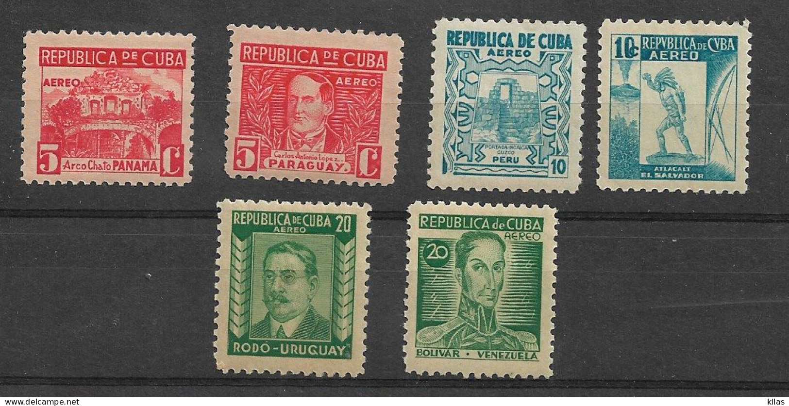 CUBA 1937 AIR MAIL MH - Poste Aérienne