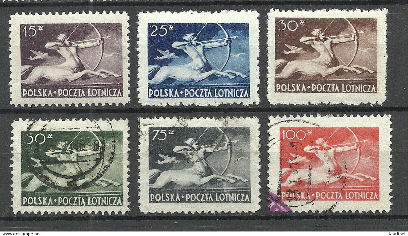 POLEN Poland 1948 Michel 479 - 484 */o - Andere & Zonder Classificatie