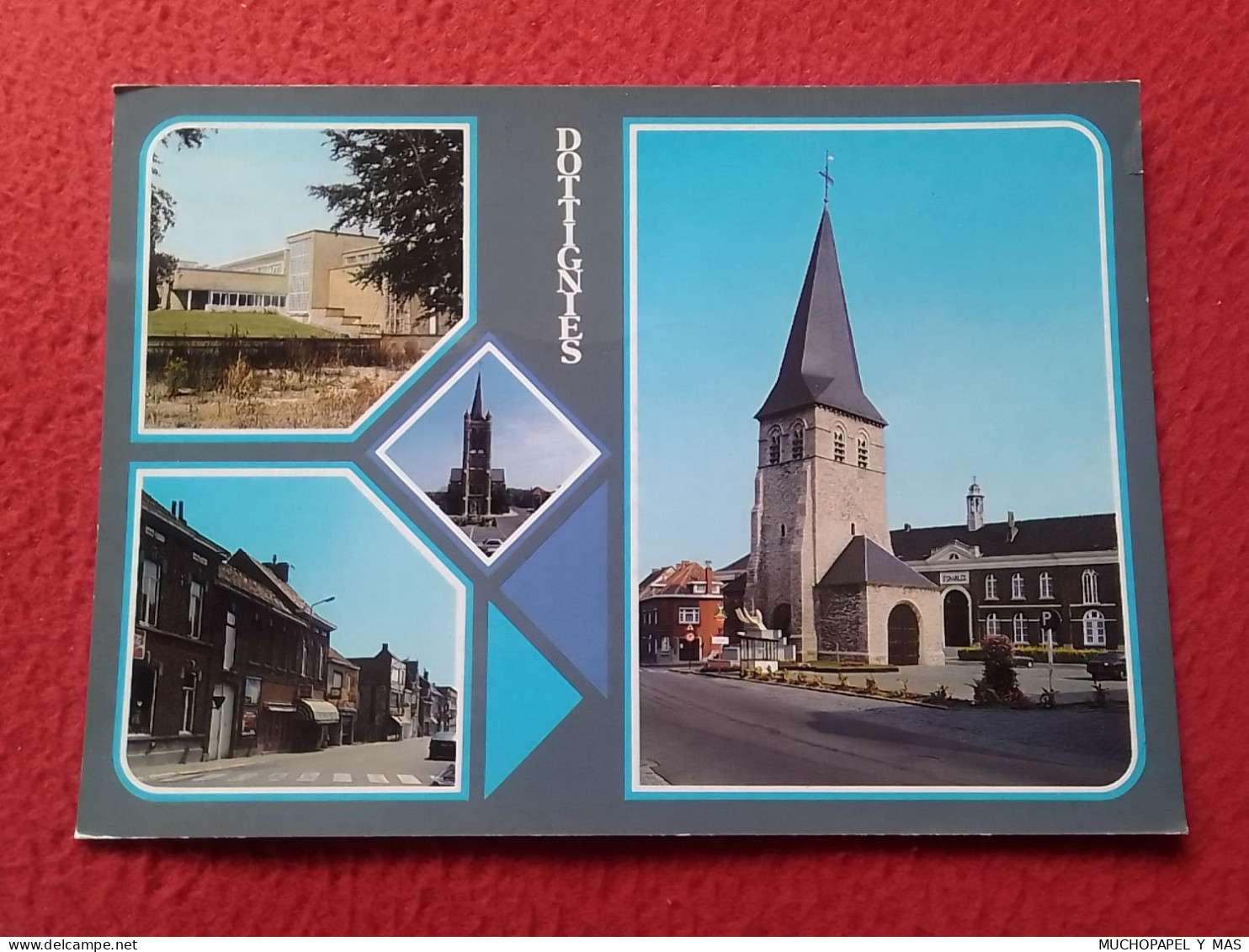 POSTAL POST CARD CARTE CARTOLINA POSTALE BÉLGICA BELGIUM BELGIQUE BELGIE DOTTIGNIES DOTTENIJS LA RUE DE ST. LÉGER ETC... - Mouscron - Moeskroen