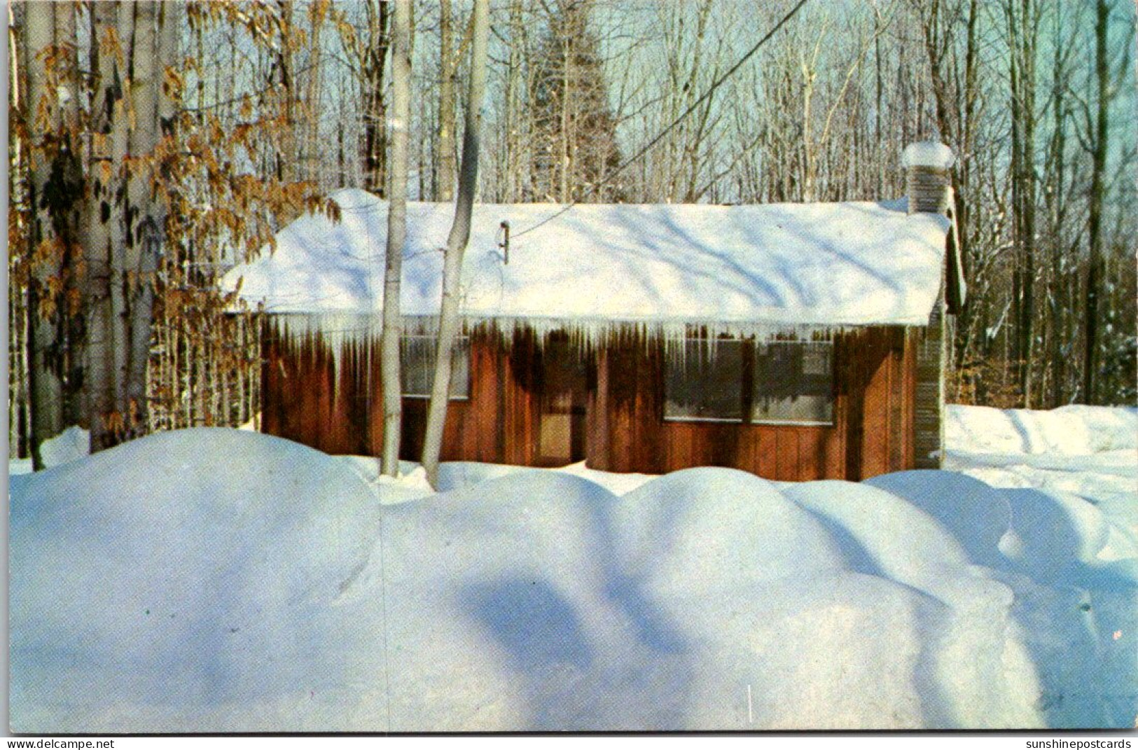 West Virginia Davis Tucker County Blackwater Falls State Park Vacation Cabin In Winter - Sonstige & Ohne Zuordnung