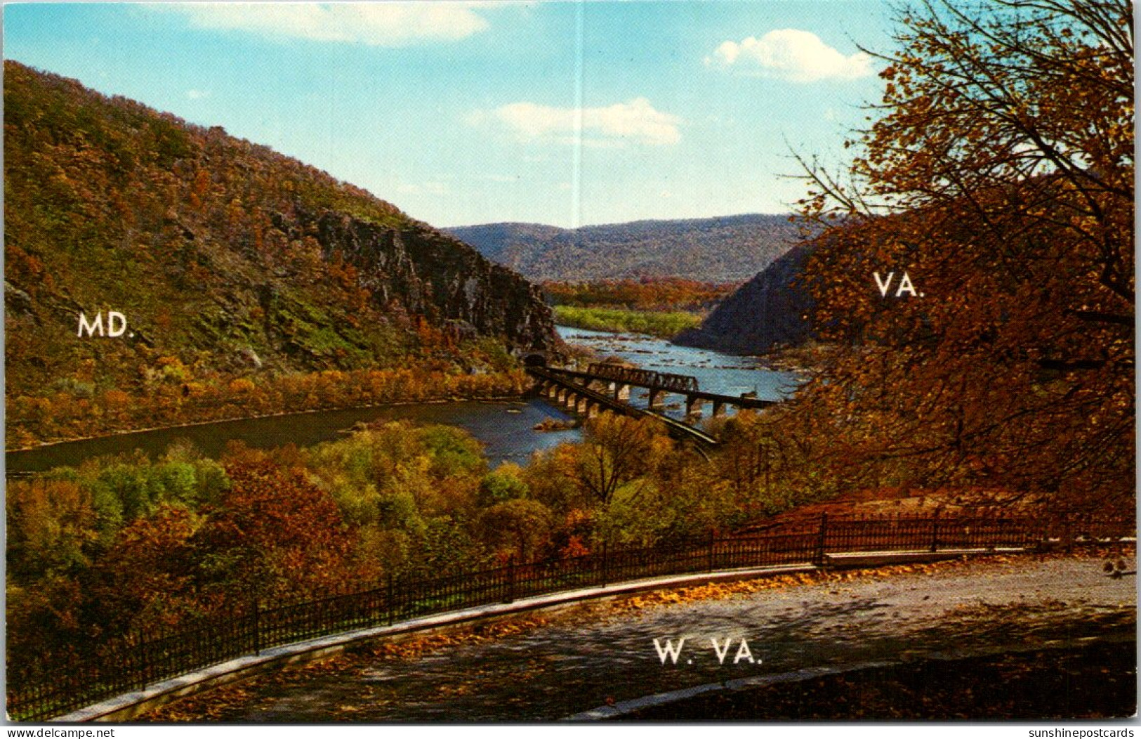 West Virginia Harper's Ferry Where Three States And Two Rivers Meet - Altri & Non Classificati