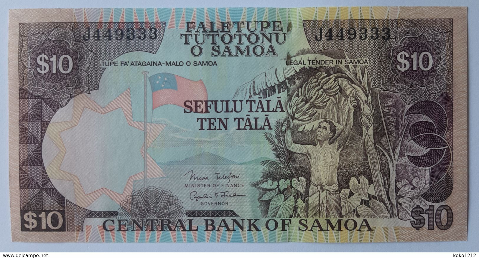 Samoa 10 Tala N.D. P34 UNC - Samoa