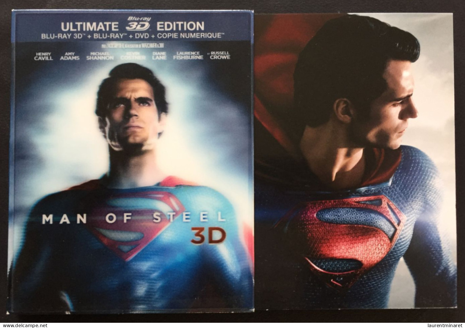 Blu-ray Disq / 3D / 3 DISQUES / MAN OF STEEL - Sci-Fi, Fantasy