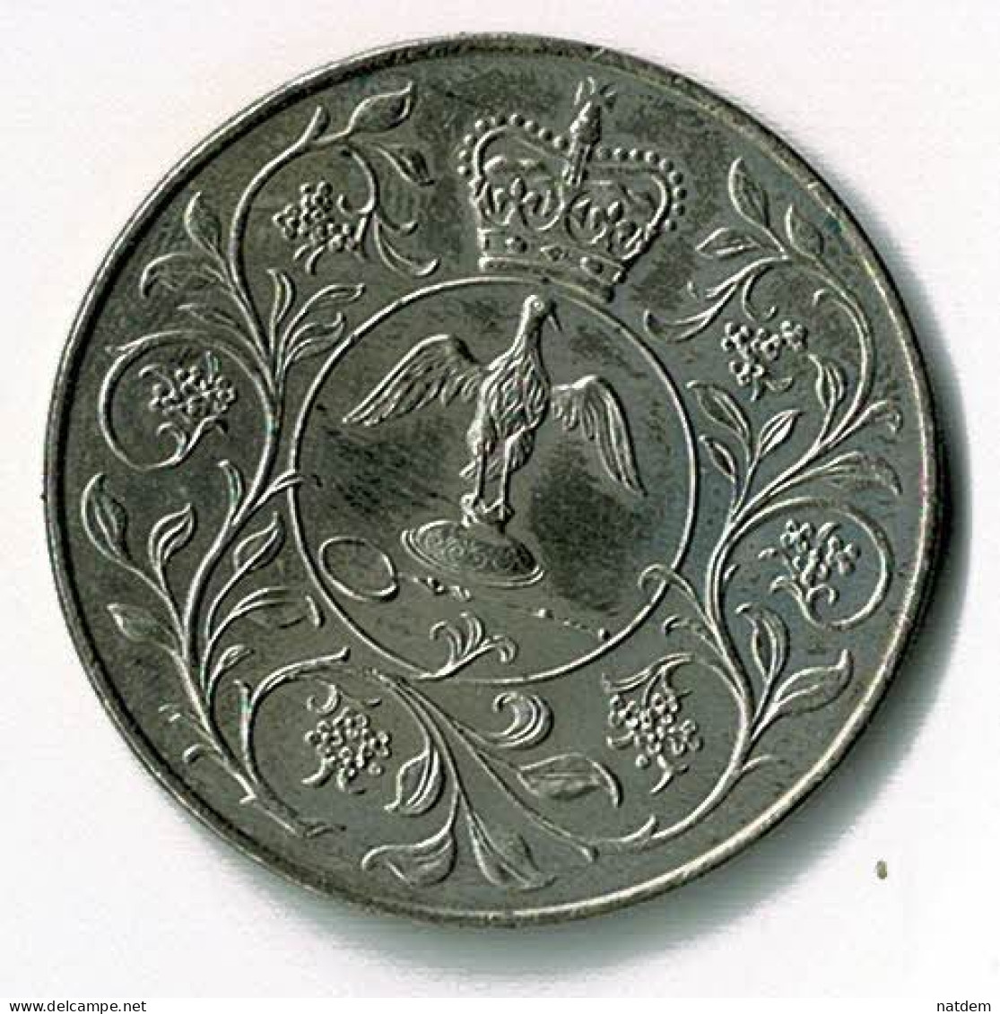 Elizabeth II, Jubilé D'argent De Règne, 25 New Pence, Argent 0,925, 1977 - 25 New Pence