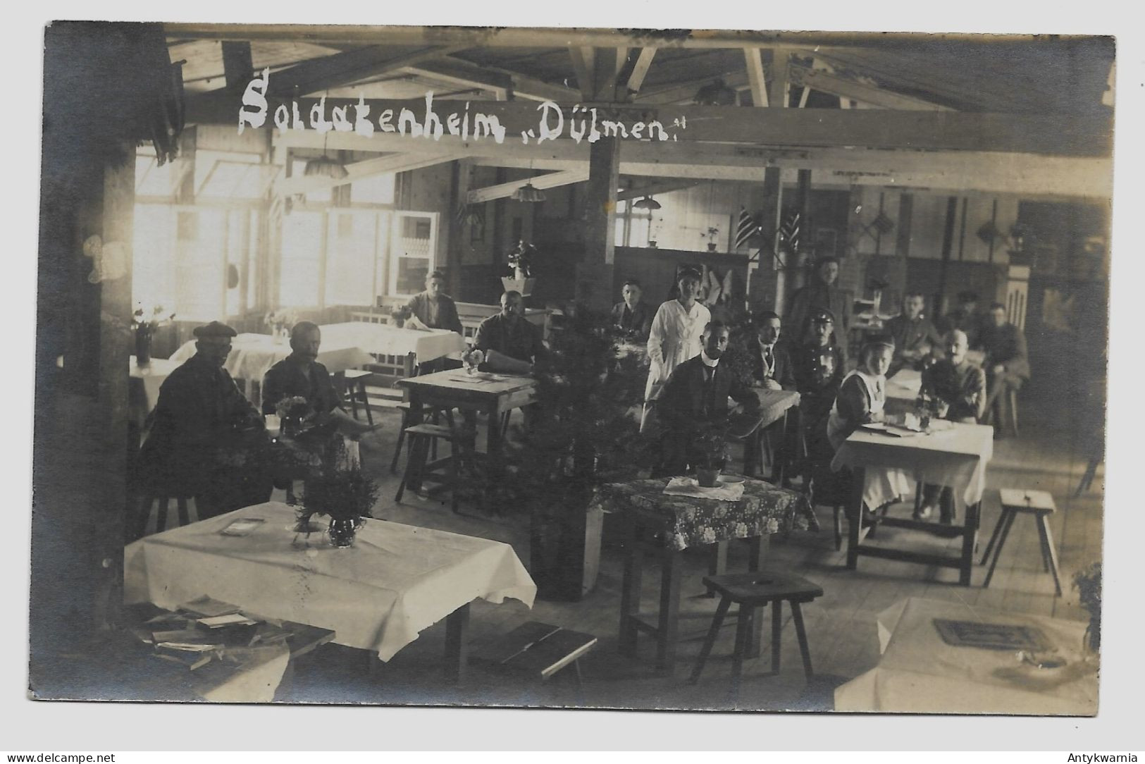 Dülmen Soldatenheim -  Original Foto Ca.1915y.   G125 - Duelmen
