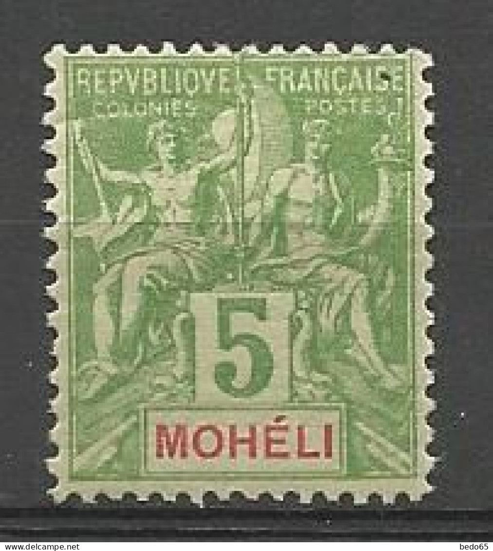 MOHELI N° 4 NEUF* TRACE DE CHARNIERE / MH - Unused Stamps