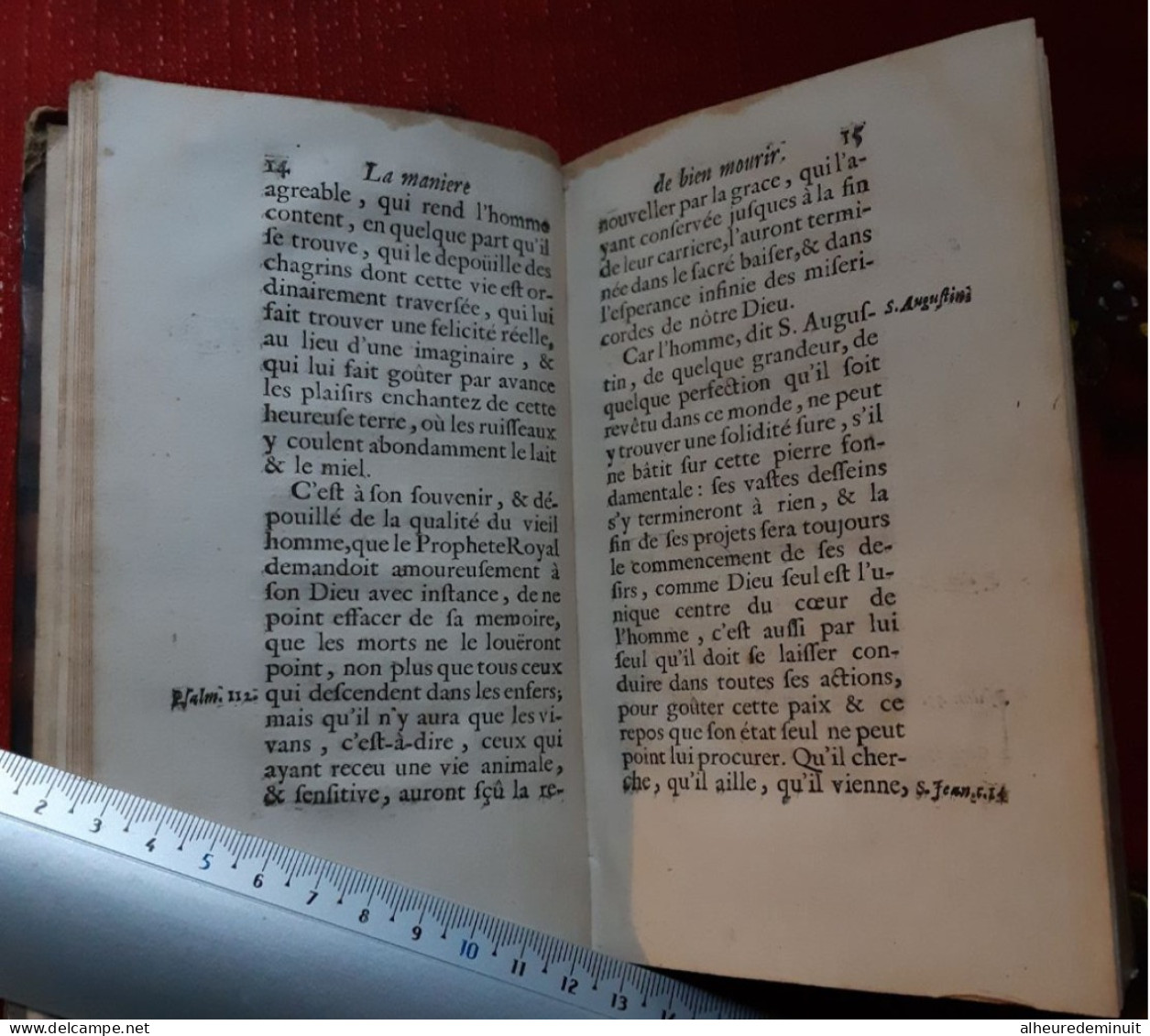 LA MANIERE DE BIEN MOURIR CONSOLATIONS CONTRE LES FRAYEURS DE LA MORT"1707"Abbé Thouvenin"son altesse royale de lorraine