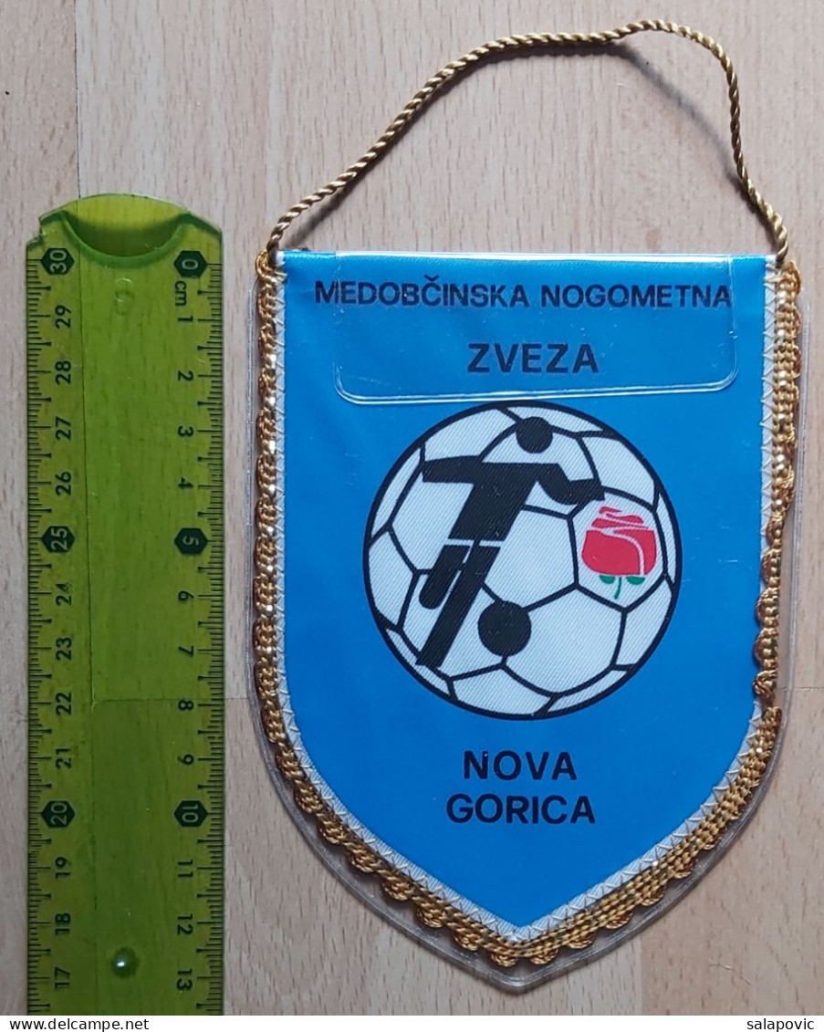 Intermunicipal Football Association Nova Gorica Slovenia soccer Fussball Calcio Futebol  PENNANT, SPORTS FLAG ZS 3/4 - Kleding, Souvenirs & Andere