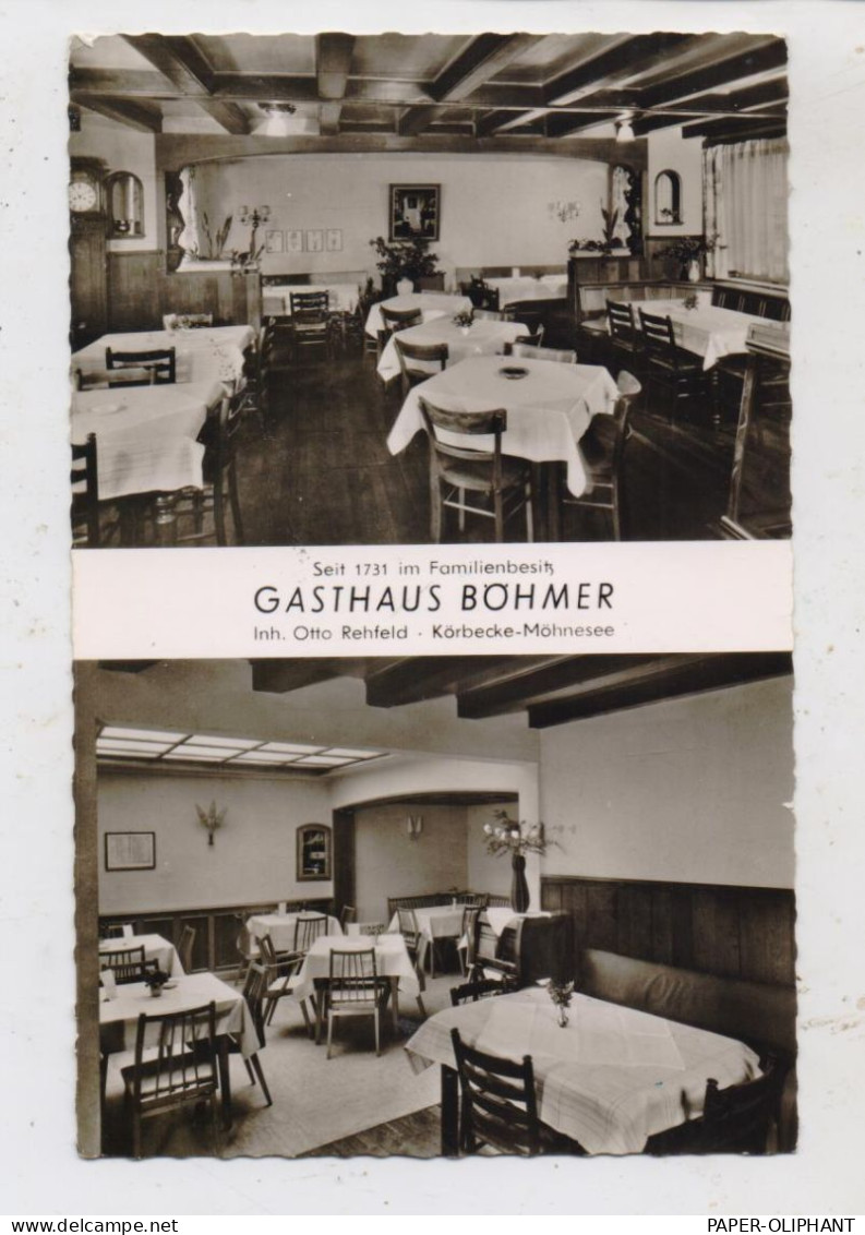 4773 KÖRBECKE - MÖHNESEE, Gasthaus Böhmer, 196... - Möhnetalsperre