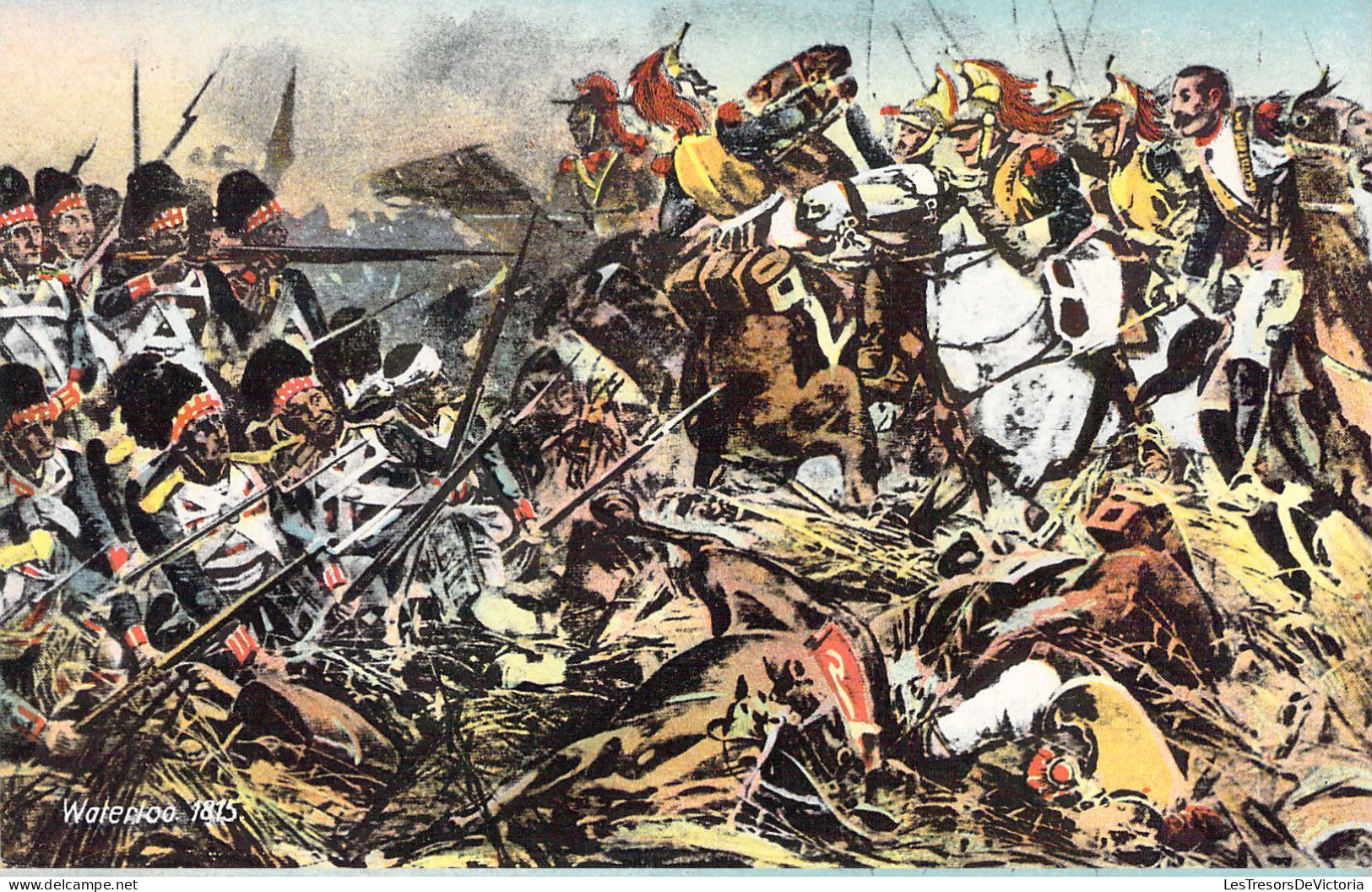 PERSONNAGES HISTORIQUE - Waterloo 1815 - Fin De La Bataille De Ligny - Carte Postale Ancienne - Personnages Historiques