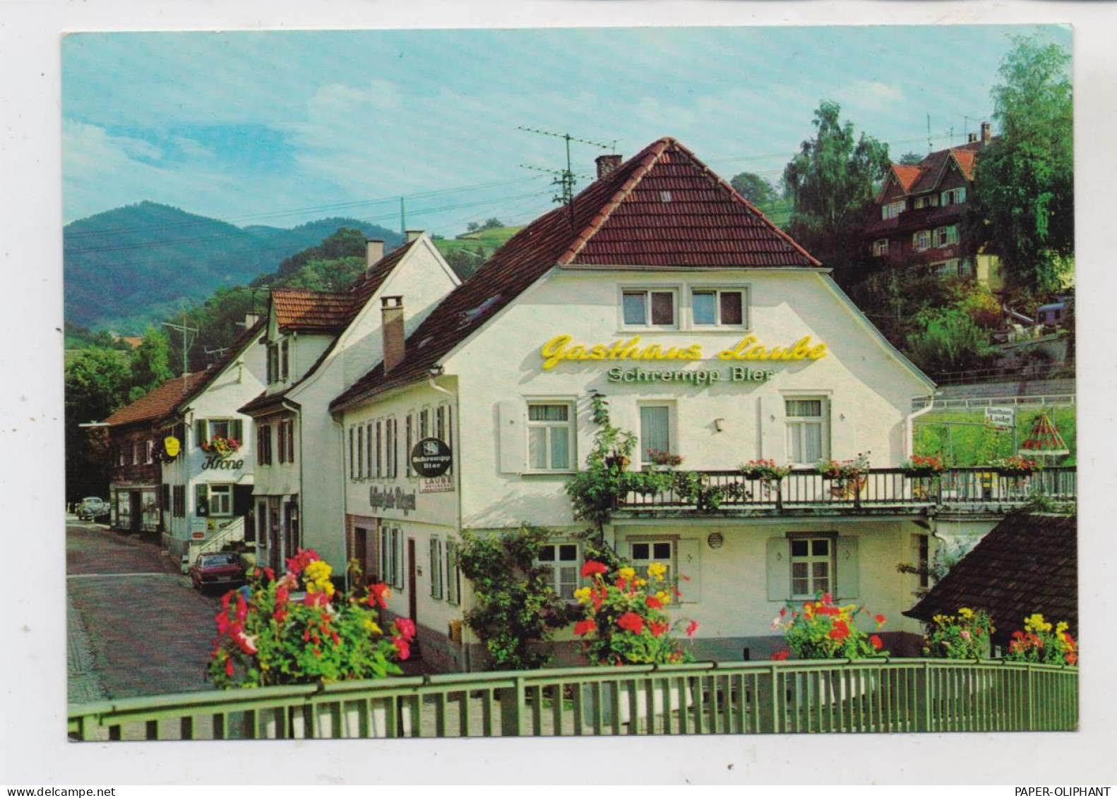 7528 BÜHLERTAL, Gasthaus "Zur Laube" - Buehlertal