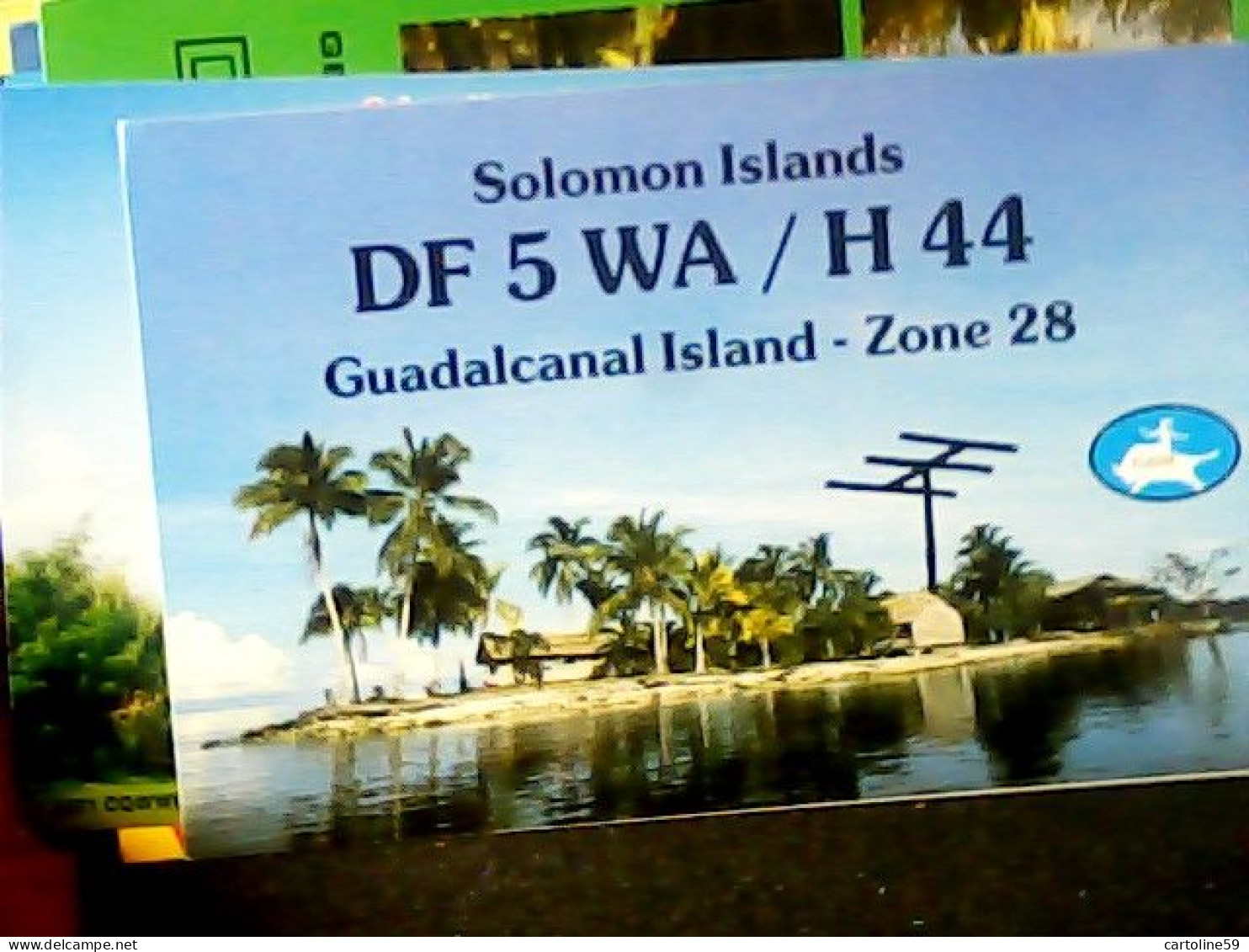 CARD QSL Solomon Islands Guadalcanal Island   1990 JH9655 - Solomon Islands