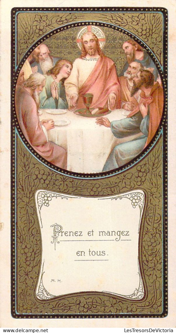 COMMUNION - Souvenir De La Premiére Communionet De La Confirmation - Suzanne Dehuy 16 Mai 1909 - Carte Postale Ancienne - Kommunion