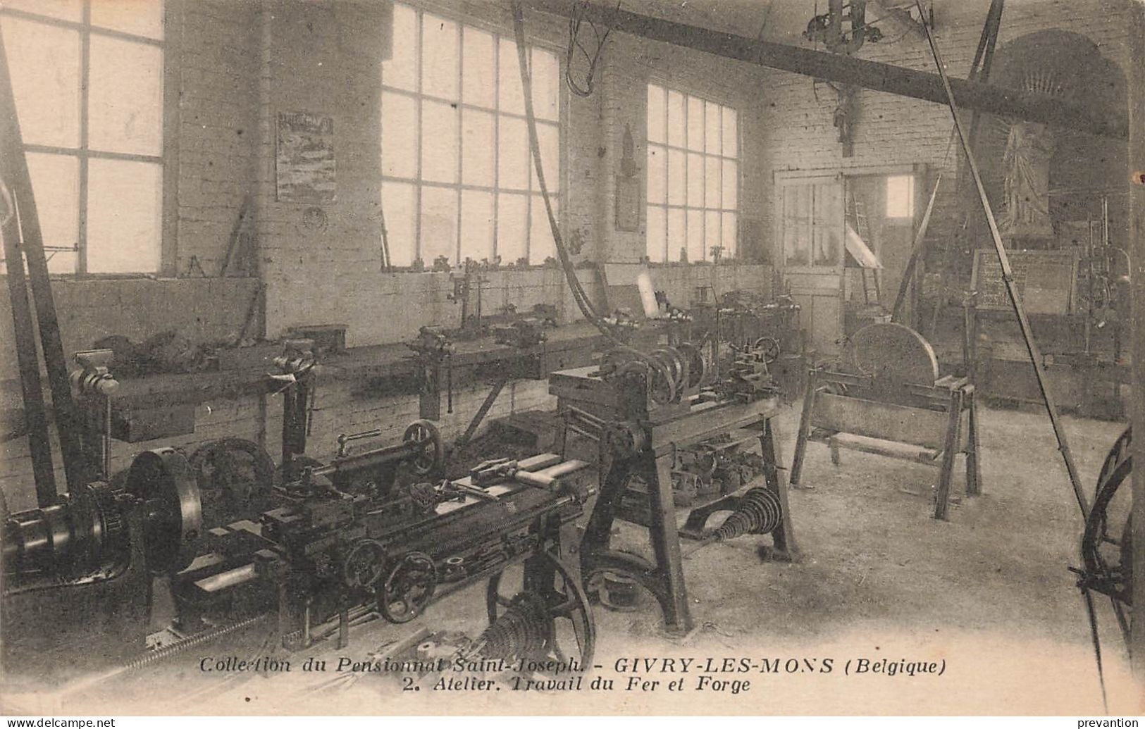 Pensionnat Saint Joseph - GIVRY-lez-Mons - Atelier, Travail Du Fer Et Forge - Quevy