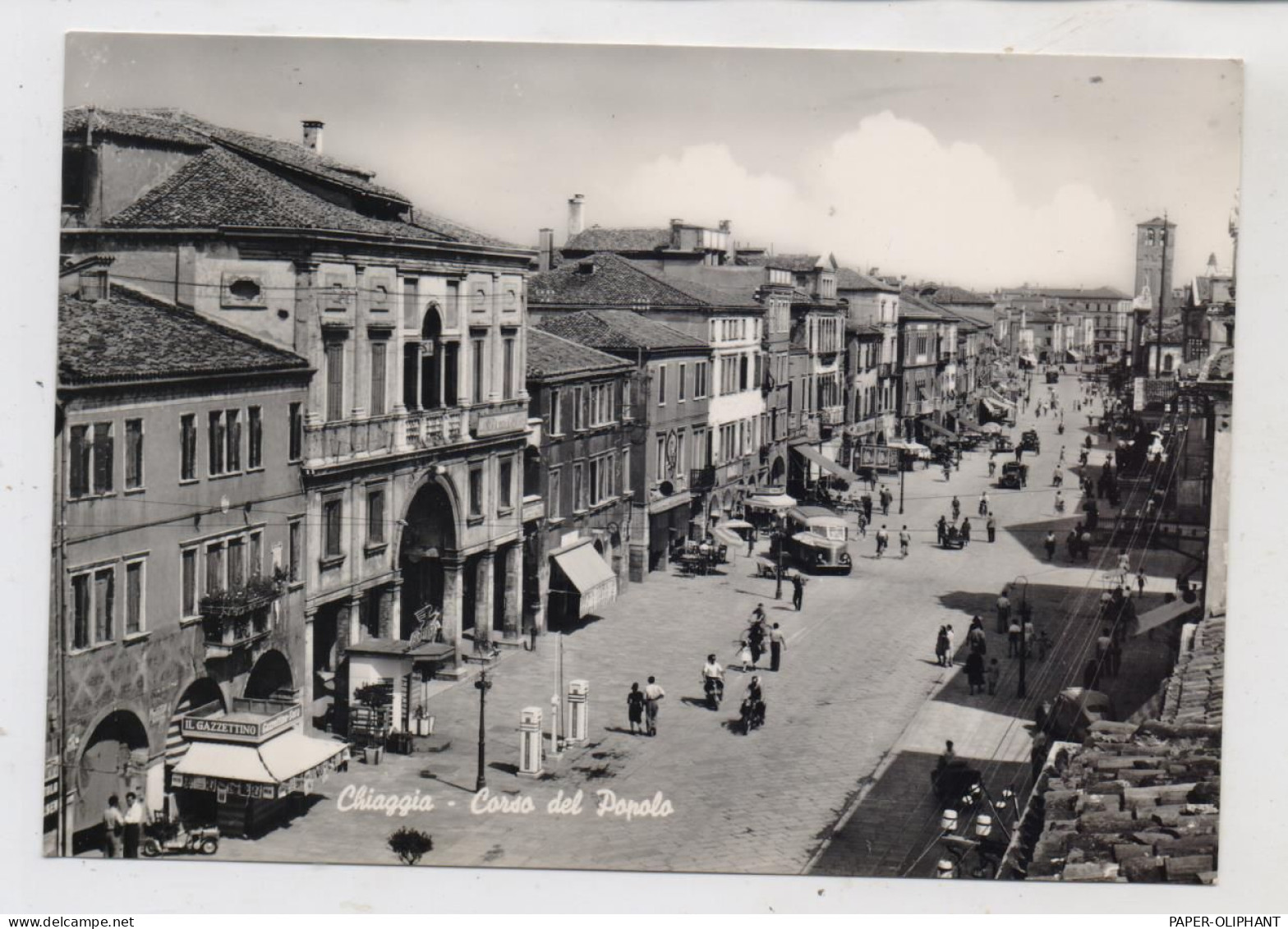 I 30015 CHIOGGIA, Casa Del Popolo, Stazione Del Servizio / Tankstelle, 1959 - Chioggia