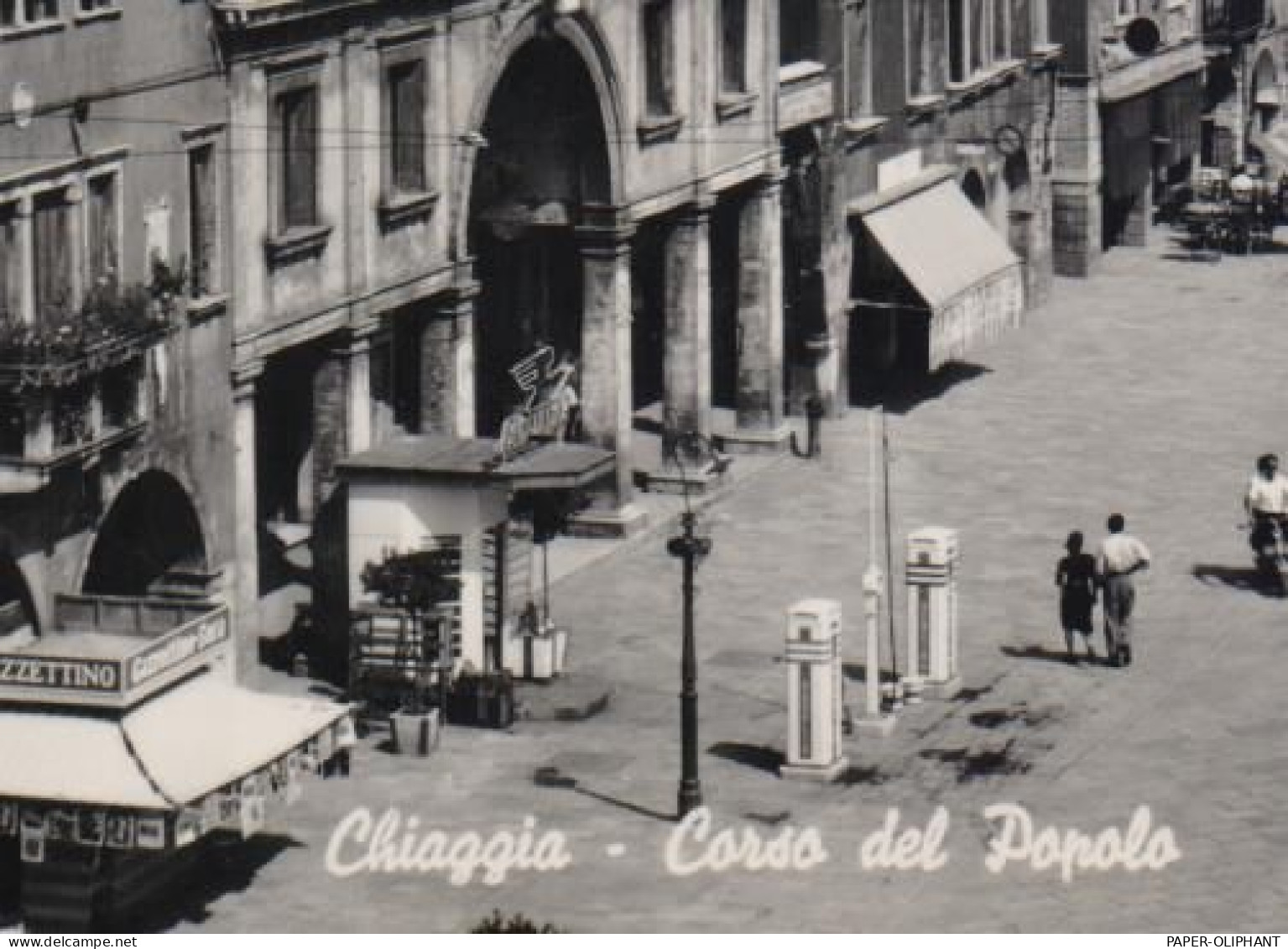 I 30015 CHIOGGIA, Casa Del Popolo, Stazione Del Servizio / Tankstelle, 1959 - Chioggia