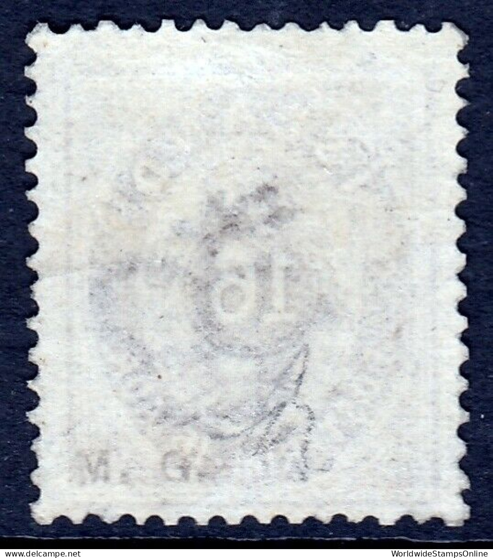 ICELAND — SCOTT 12 — 1876 16a BROWN NUMERAL — MH — SCV $125 - Unused Stamps