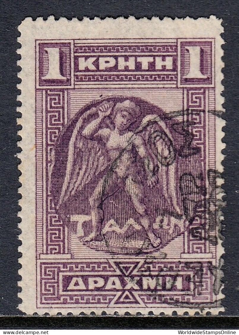 CRETE — SCOTT 69 — 1900 1d TALOS, WITHOUT OVERPRINT — USED — SCV $26 - Kreta