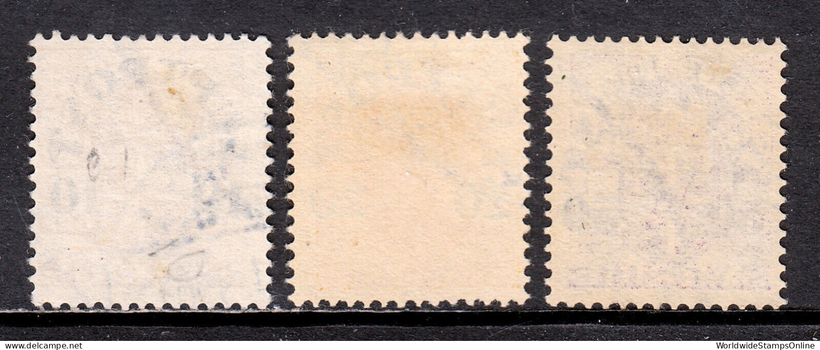 SWEDEN — SCOTT C1-C3 — 1920 LUFTPOST OVERPRINT SET — USED — SCV $43 - Used Stamps