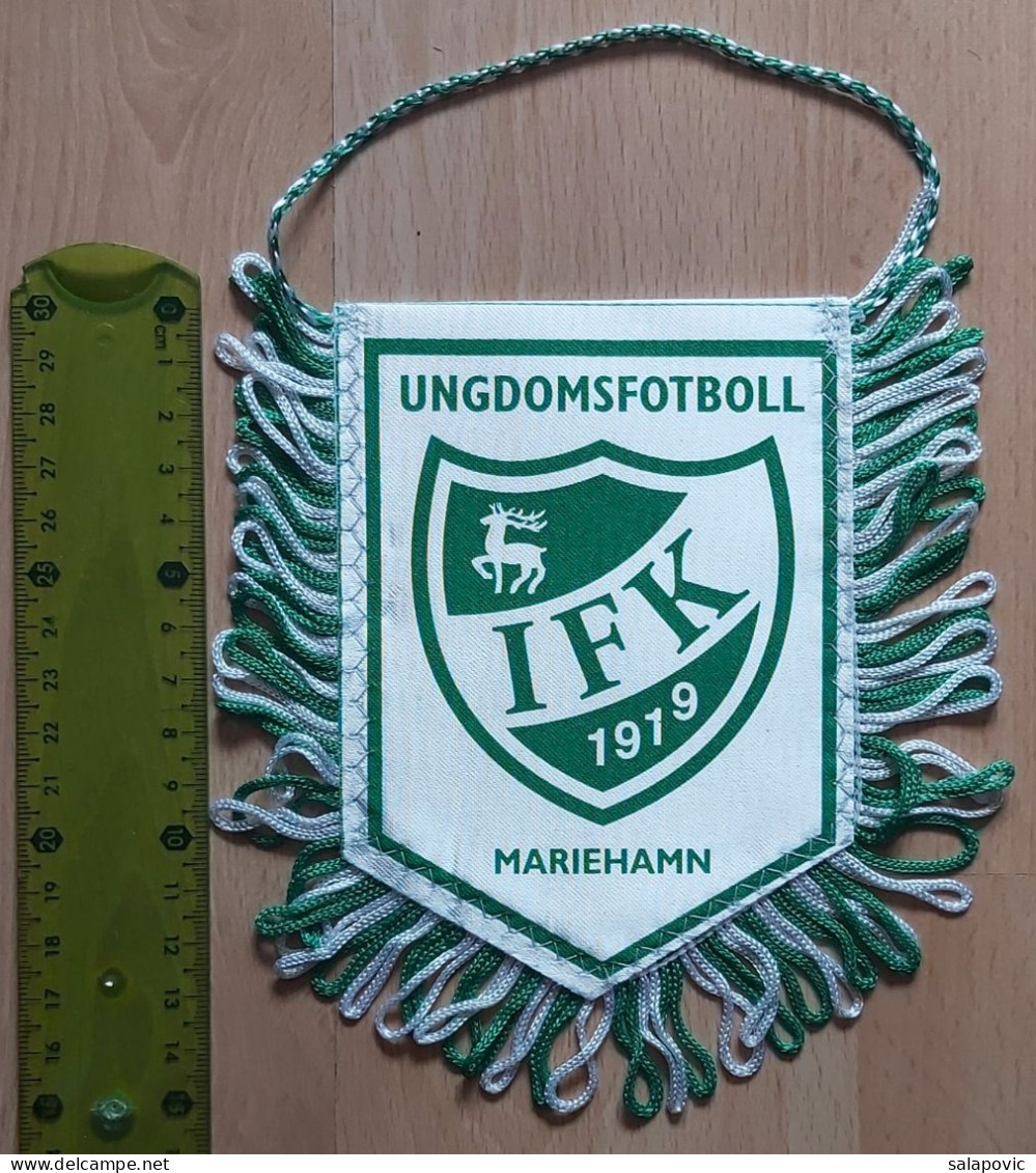 IFK Marieham Finland Football club Soccer Fussball Calcio Futebol  PENNANT, SPORTS FLAG ZS 3/5 - Kleding, Souvenirs & Andere