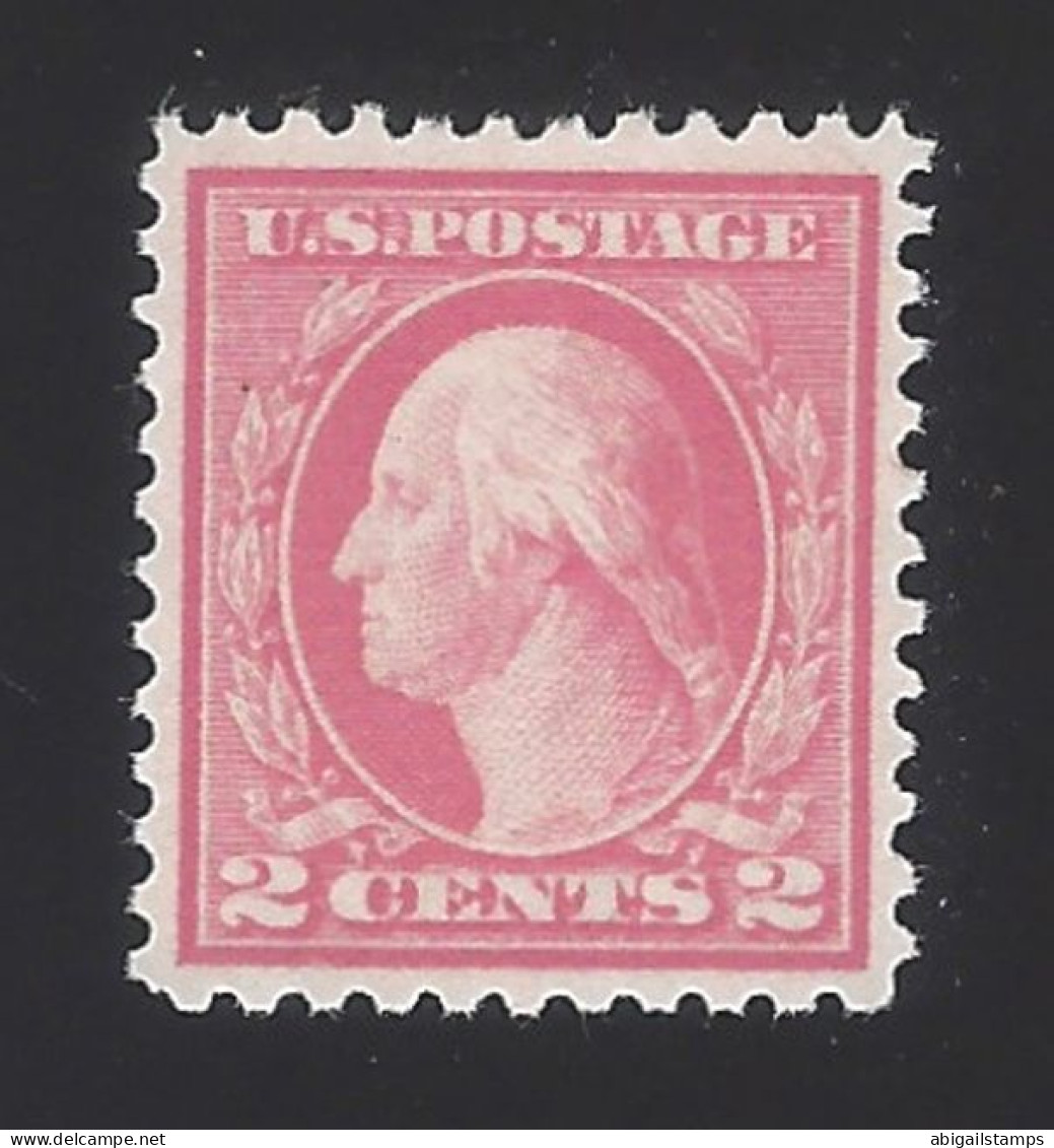 US #461 1915 Pale Carmine Red Wmk 190 Perf 11 Mint NG VF SCV $125 - Unused Stamps